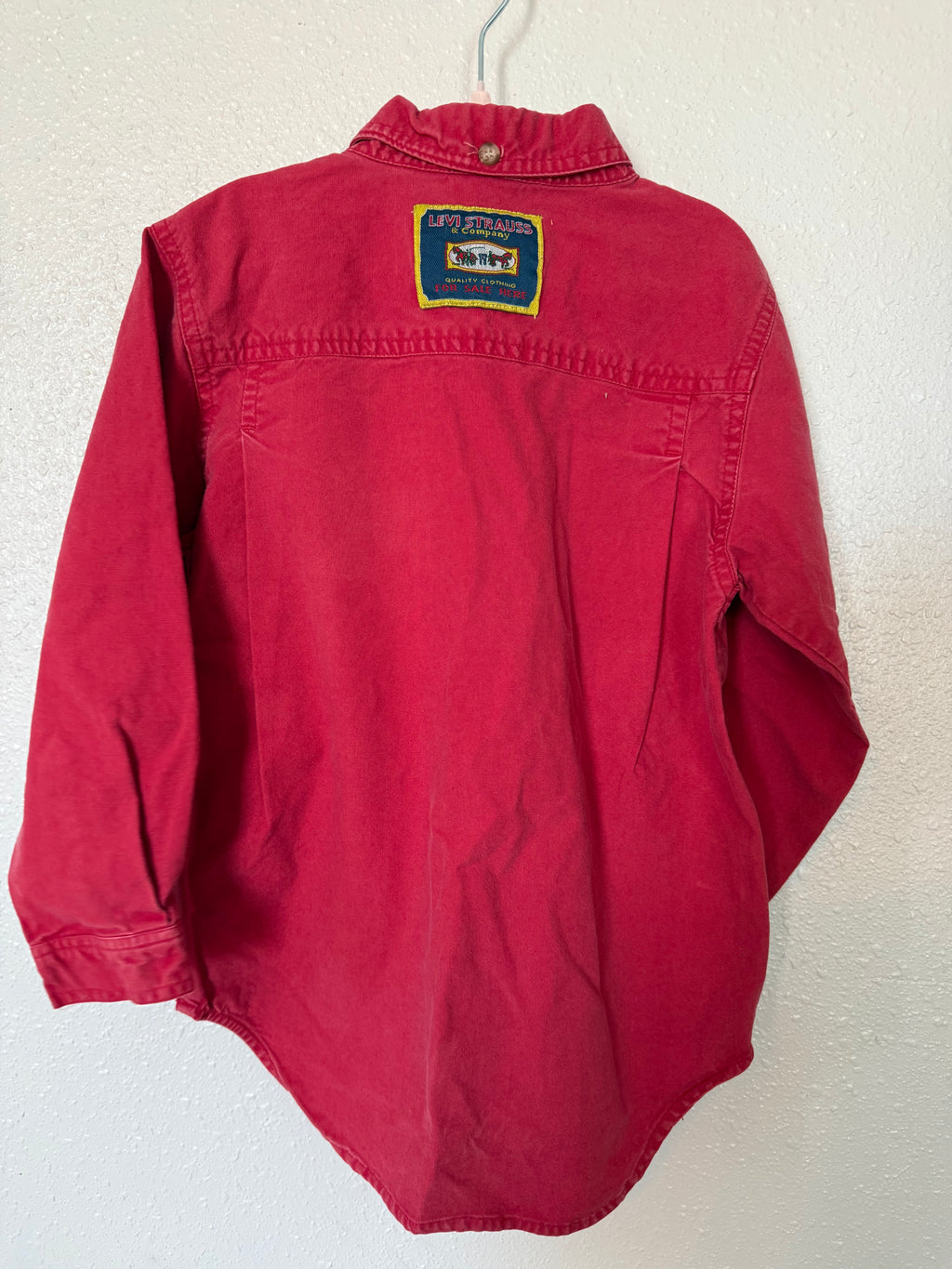 Vintage Little Levi’s RARE Red Button-up