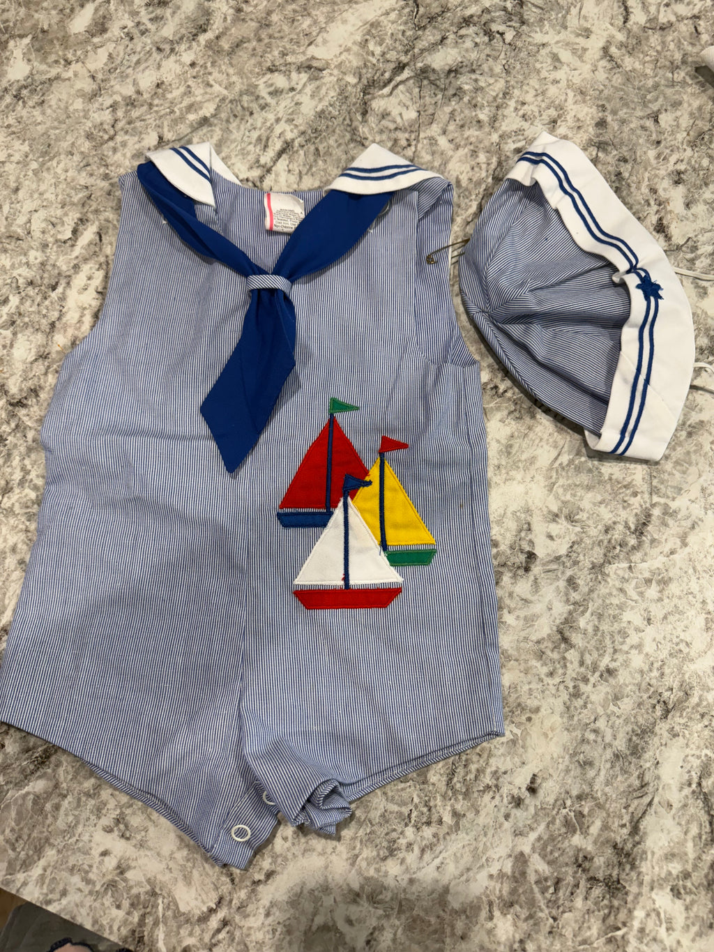 Vintage Boating Jumper with Hat