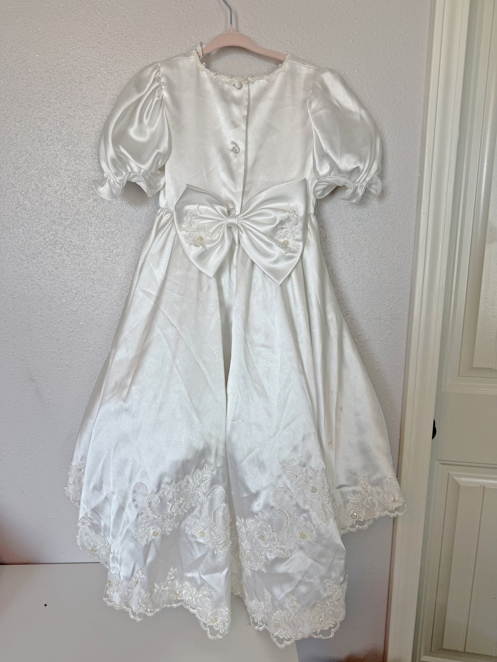 Vintage Wedding Dress —Flower Girl