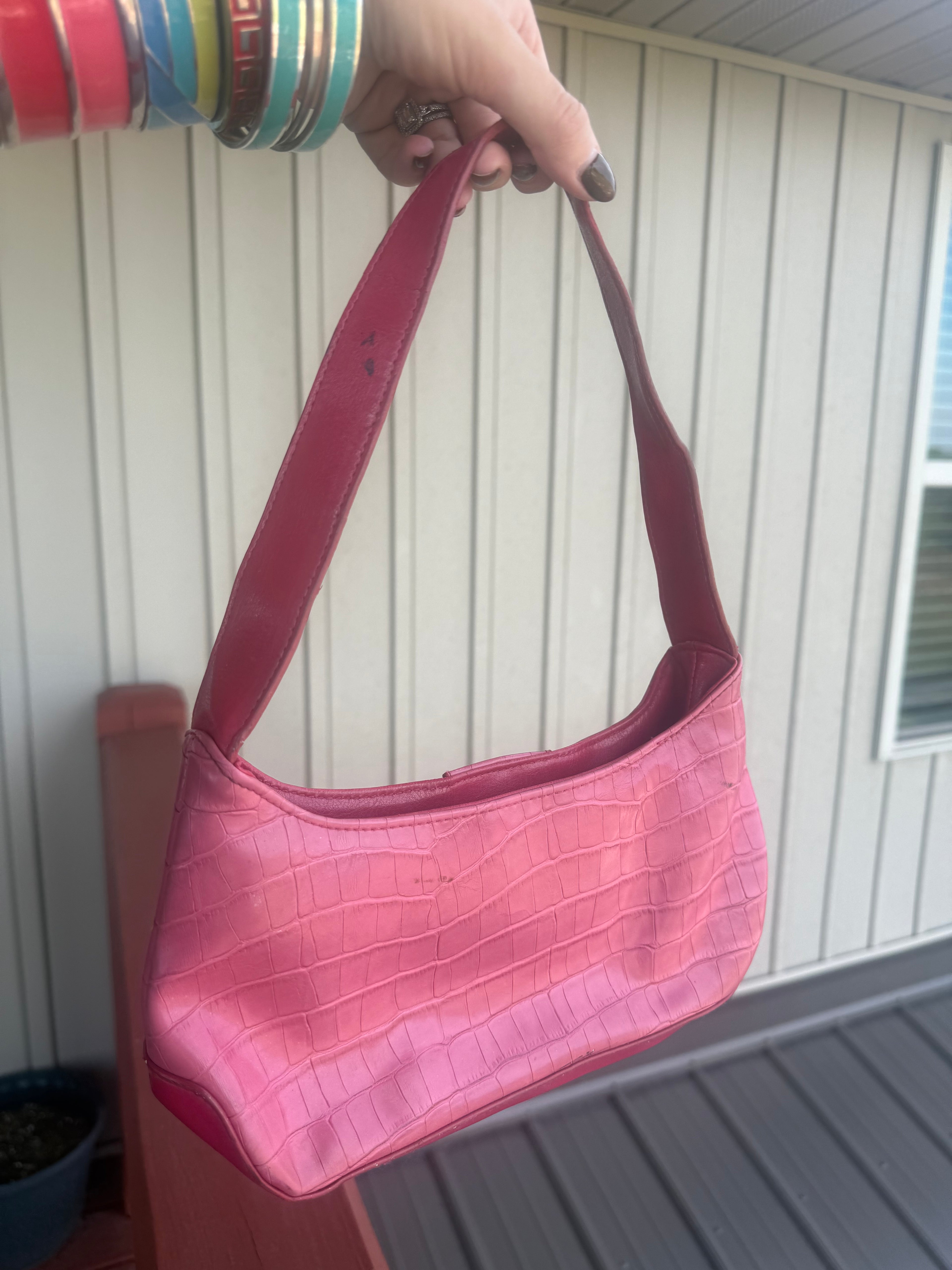 Y2K Pink Leather Purse