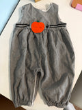 Y2K Black Patterned Pumpkin Jumper