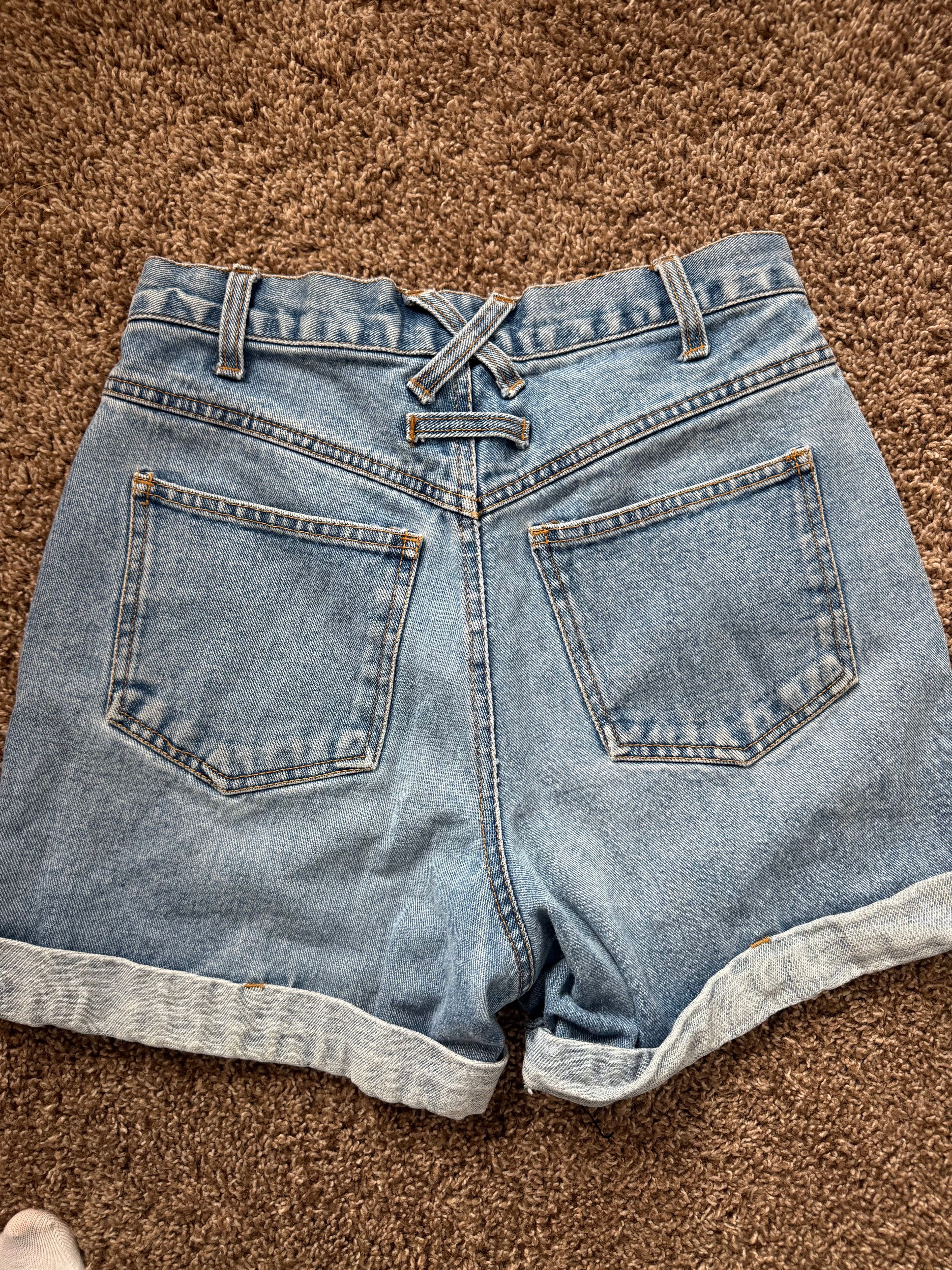 Vintage Detailed Denim Shorts