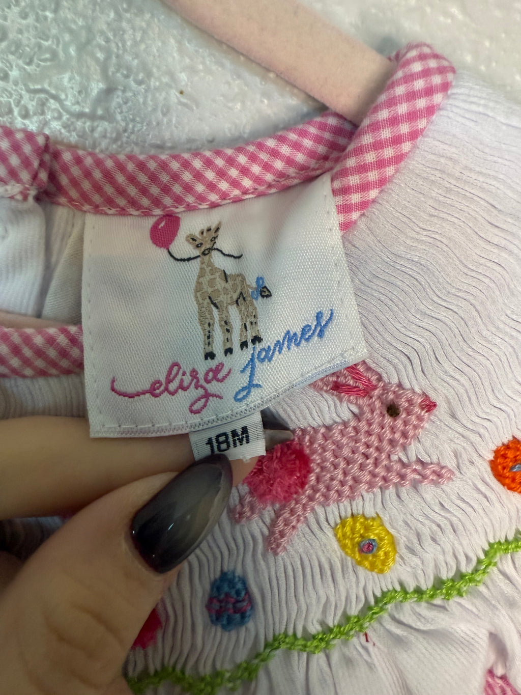 Smocked Bunny Dress