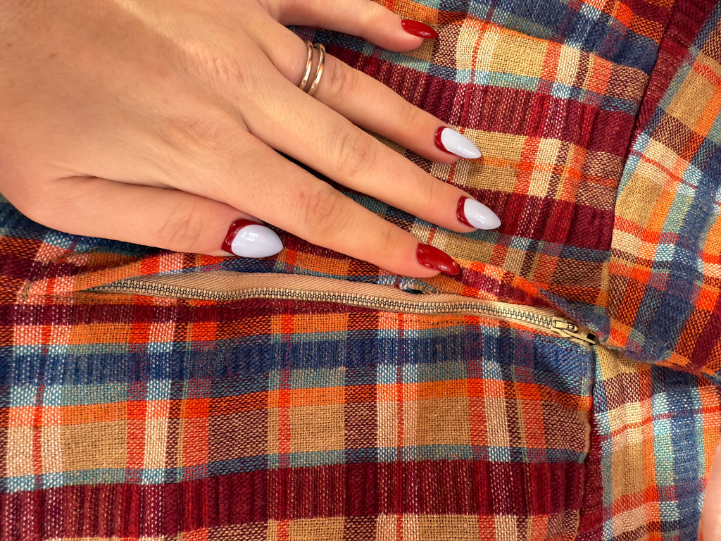 1970’s Plaid 2-piece Outfit