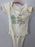 Vintage Precious Moments Yellow Onesie