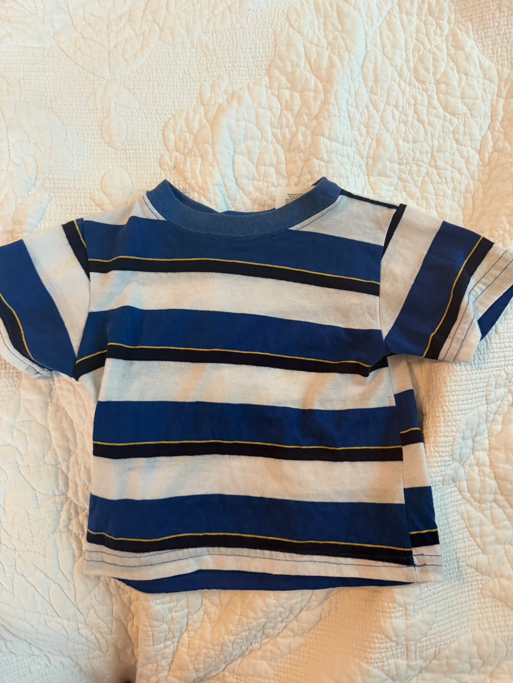 Vintage OkieDokie Blue Striped Tee