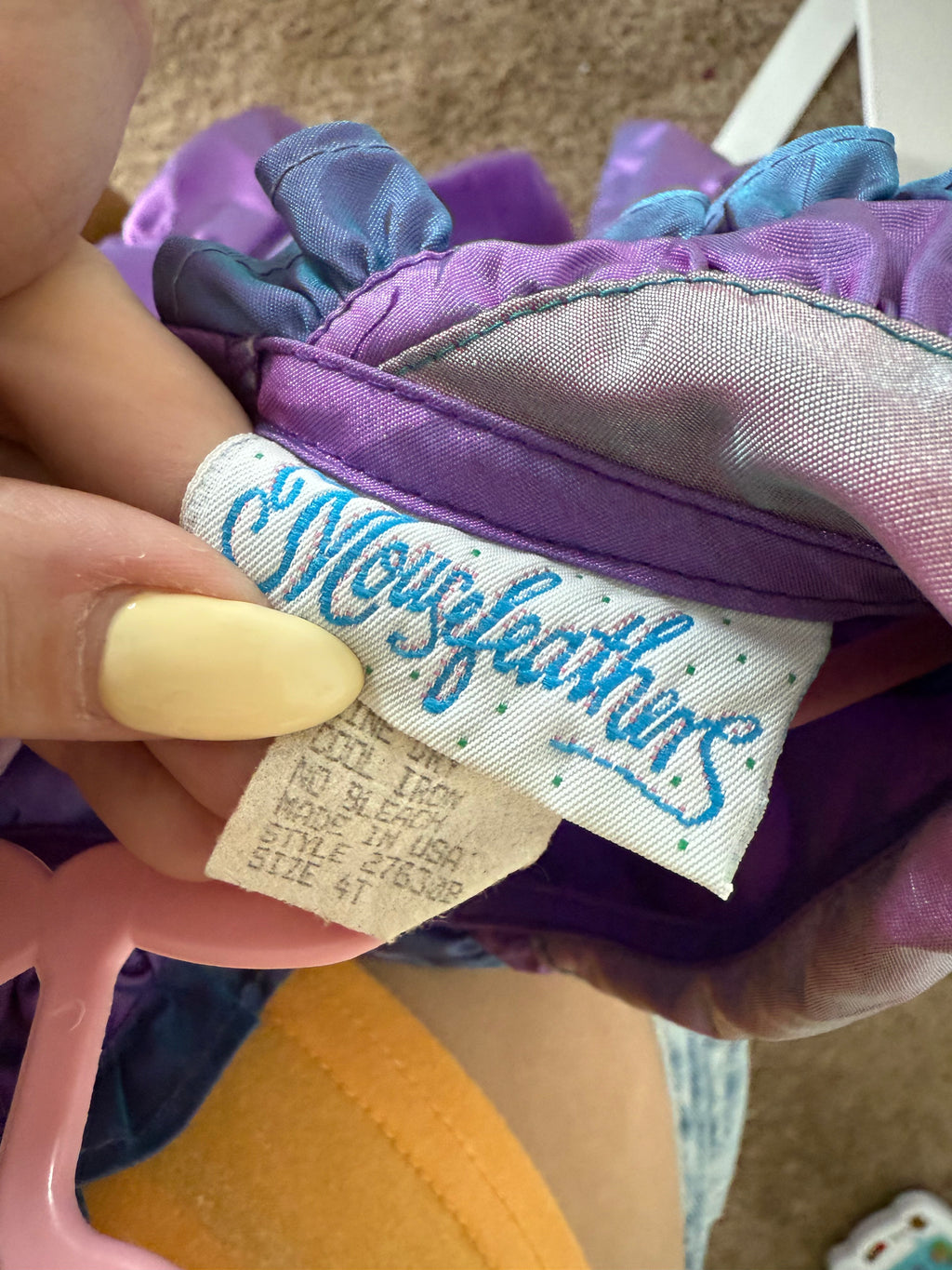 1980’s Purple Dress
