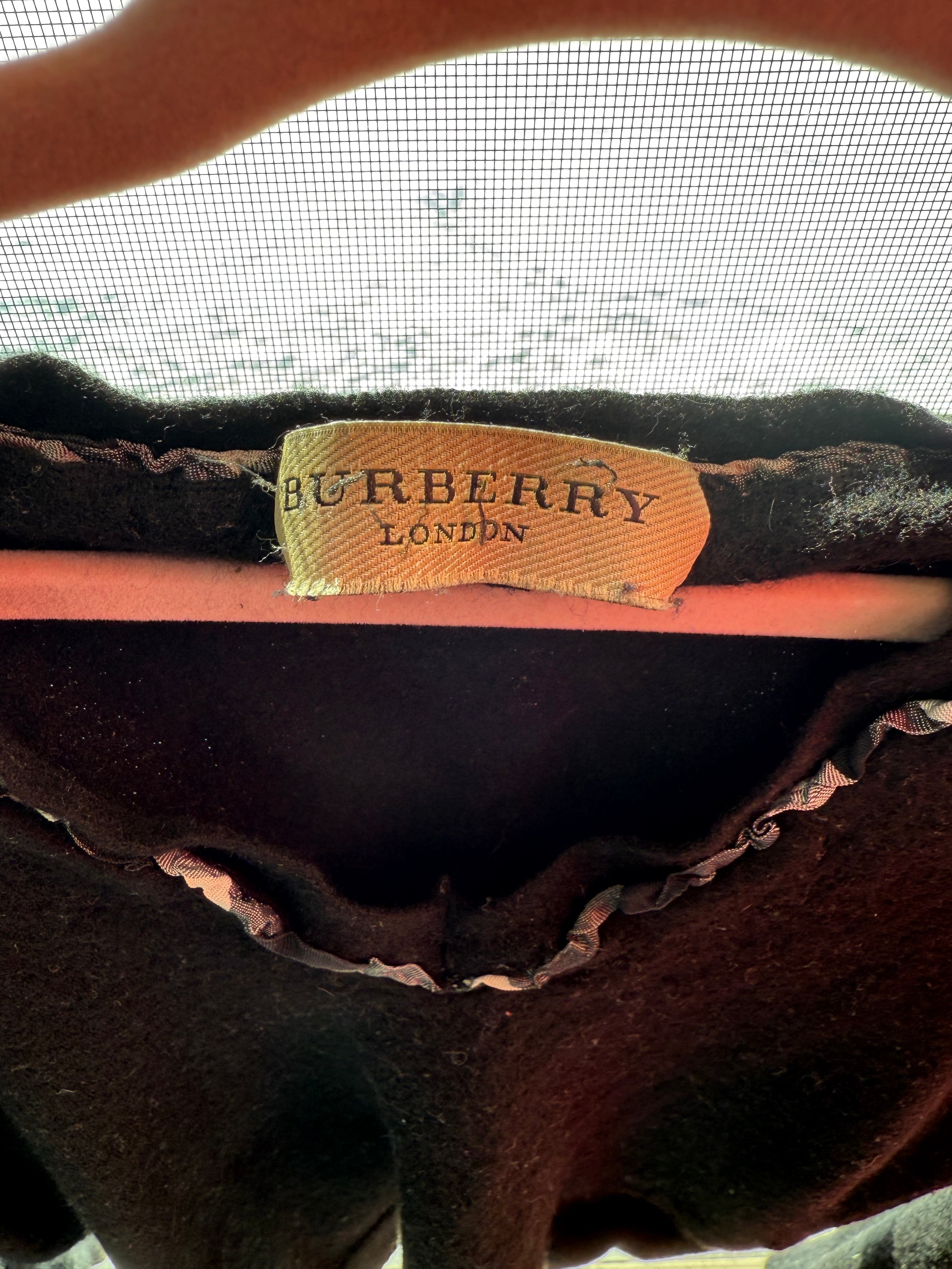 Vintage Burberry Cashmere Black Sweater