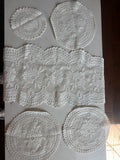Vintage TableScape Doilies • set of 5