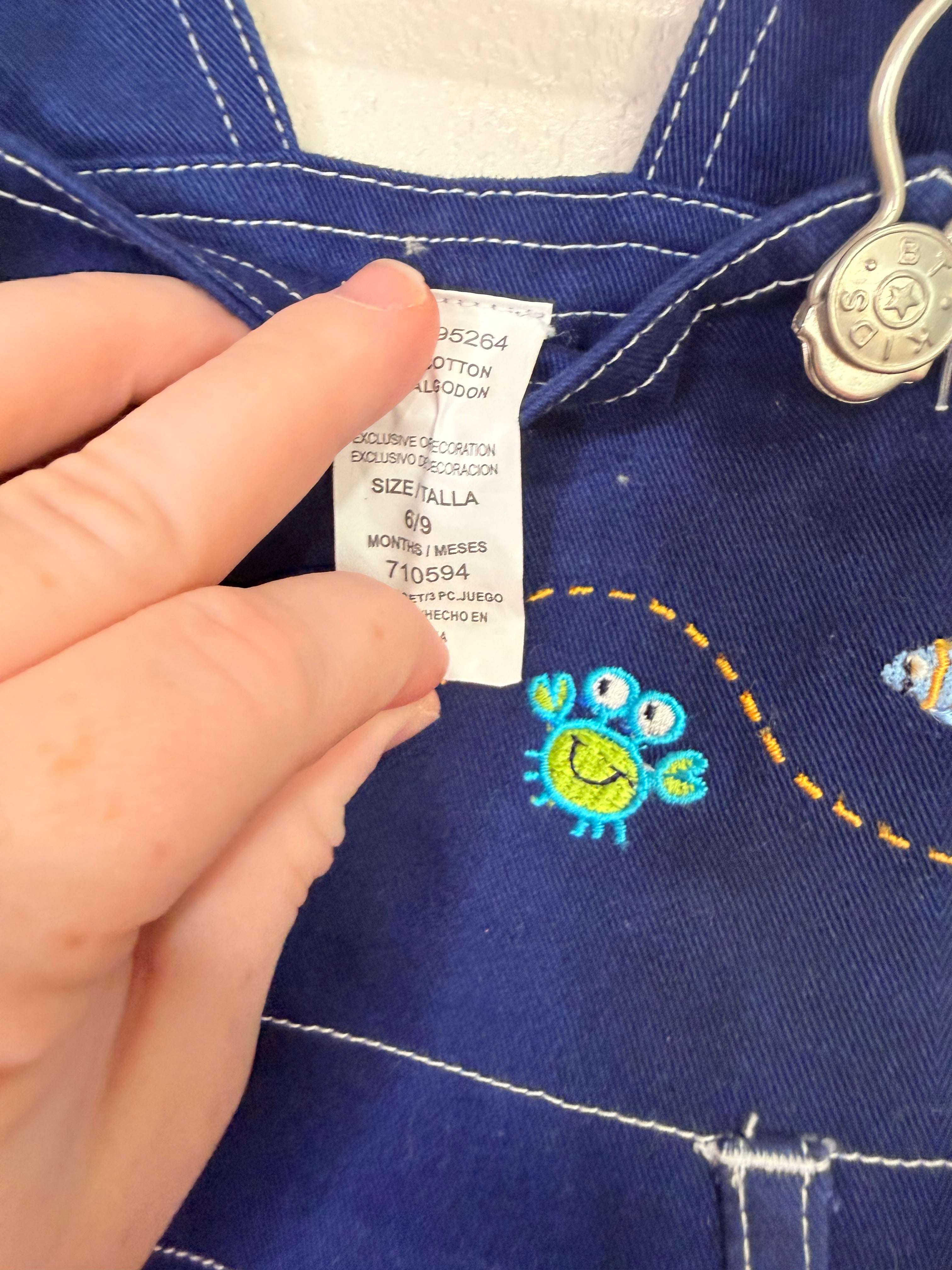 Vintage Sea themed Shortalls