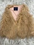 Y2K American Eagle Fur Vest