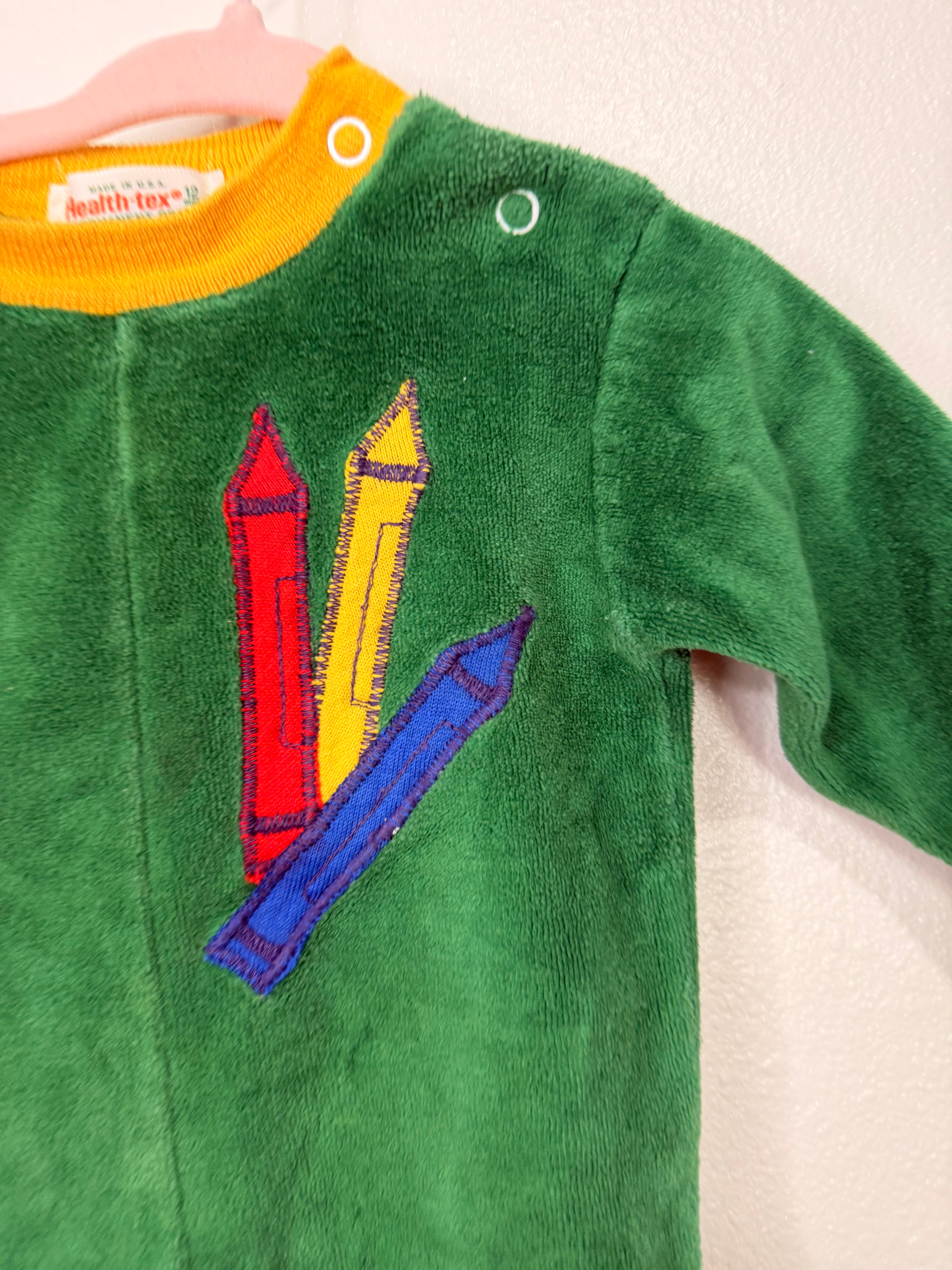 Vintage Health-Tex Crayon Sleeper