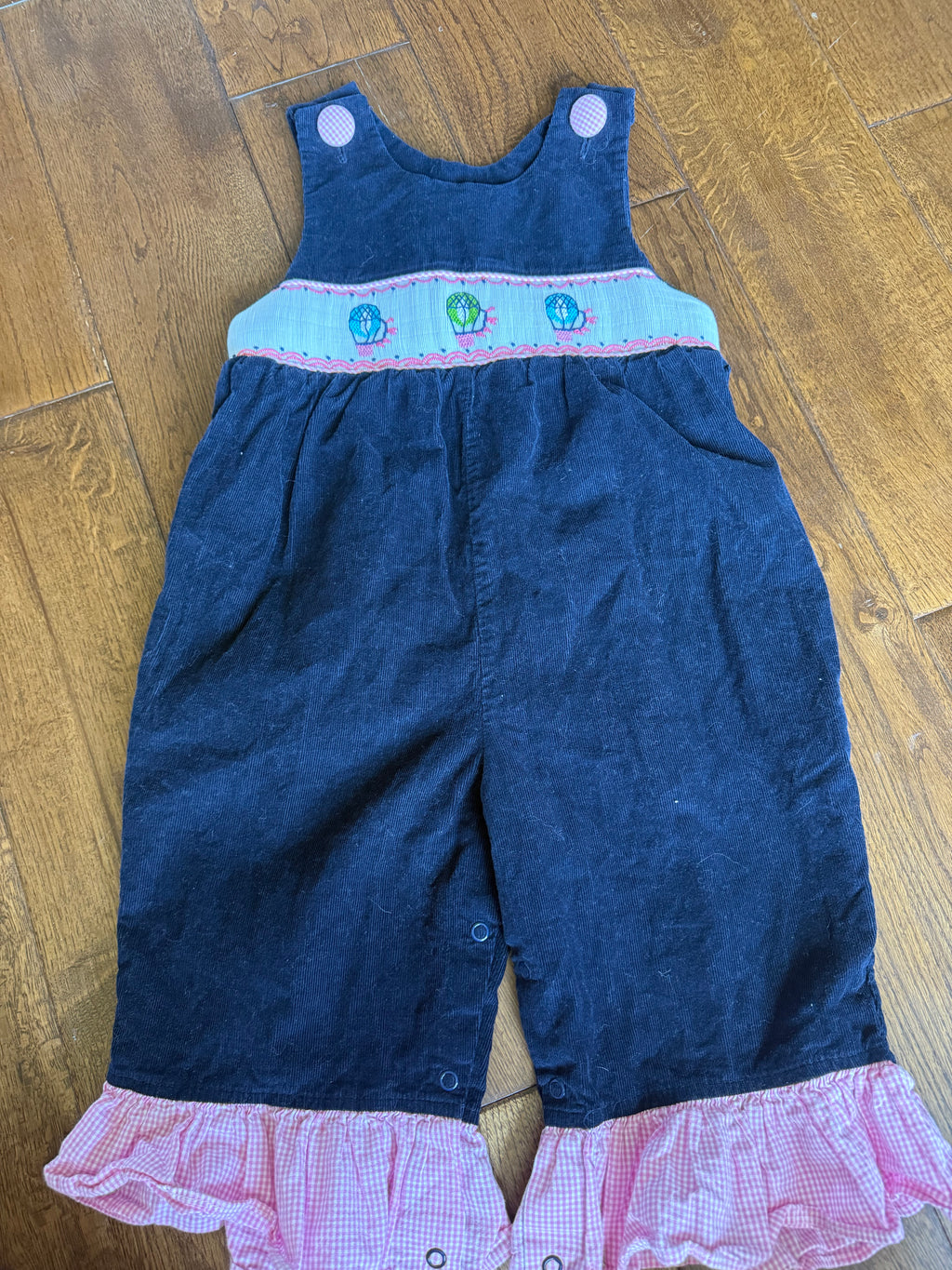 Hot Air Balloon Smocked Jumper