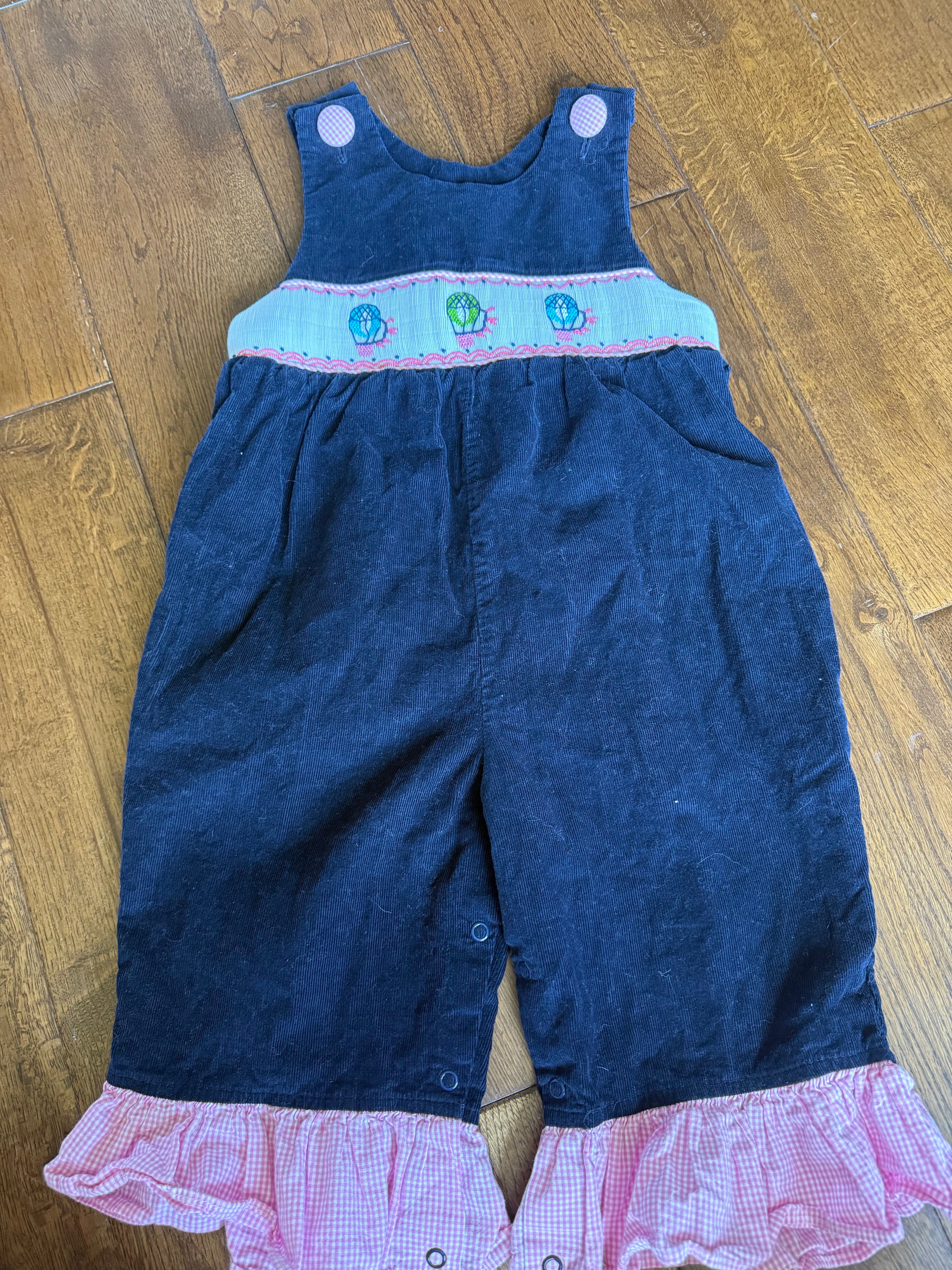 Hot Air Balloon Smocked Jumper