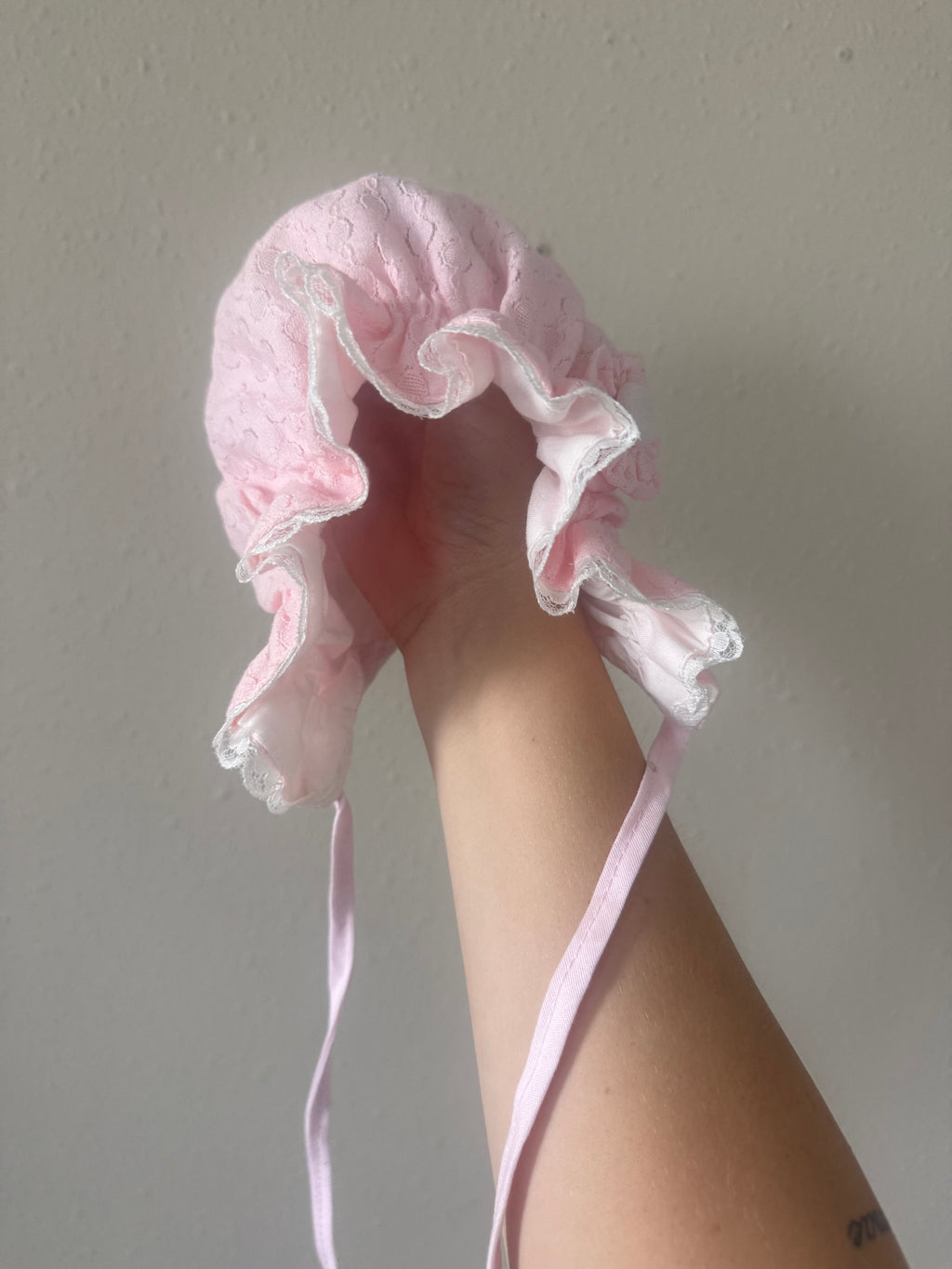 Vintage Pink Bonnet