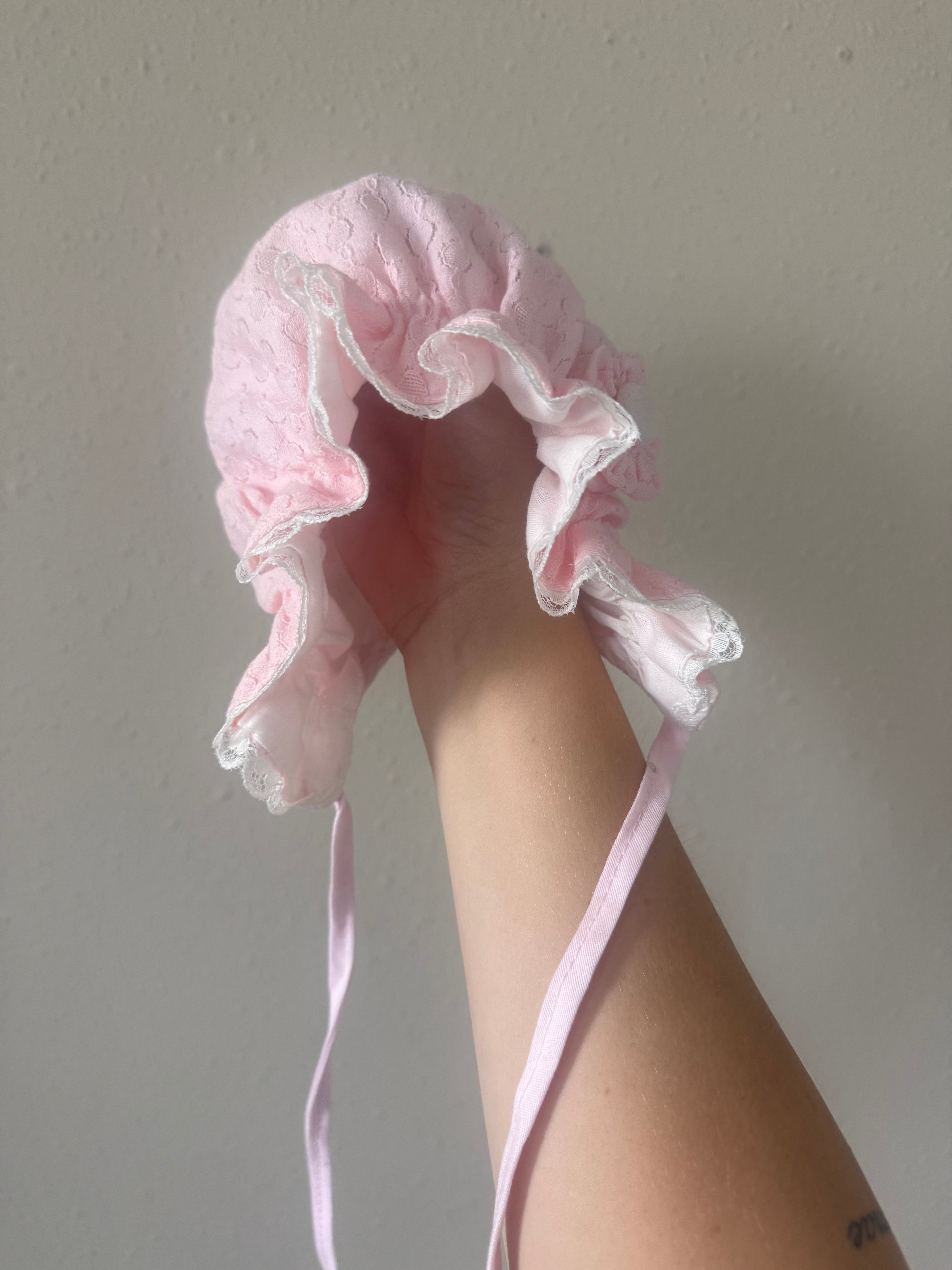 Vintage Pink Bonnet