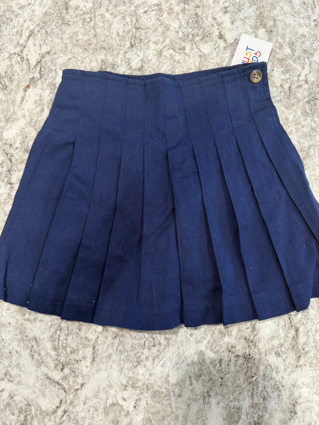 NWT Vintage Navy Pleated Skort