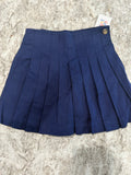 NWT Vintage Navy Pleated Skort