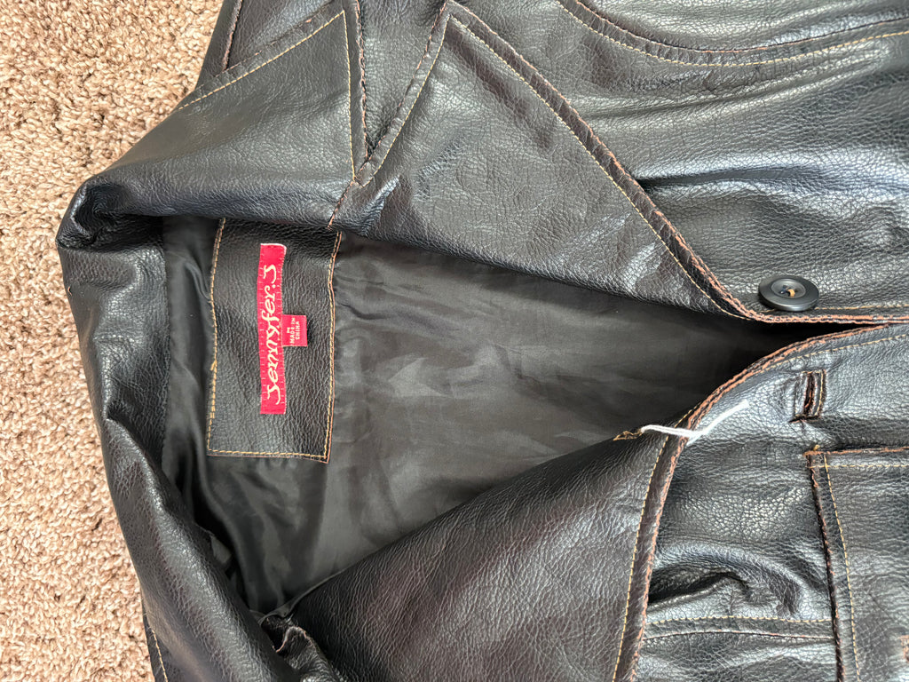 Vintage Black Leather Jacket