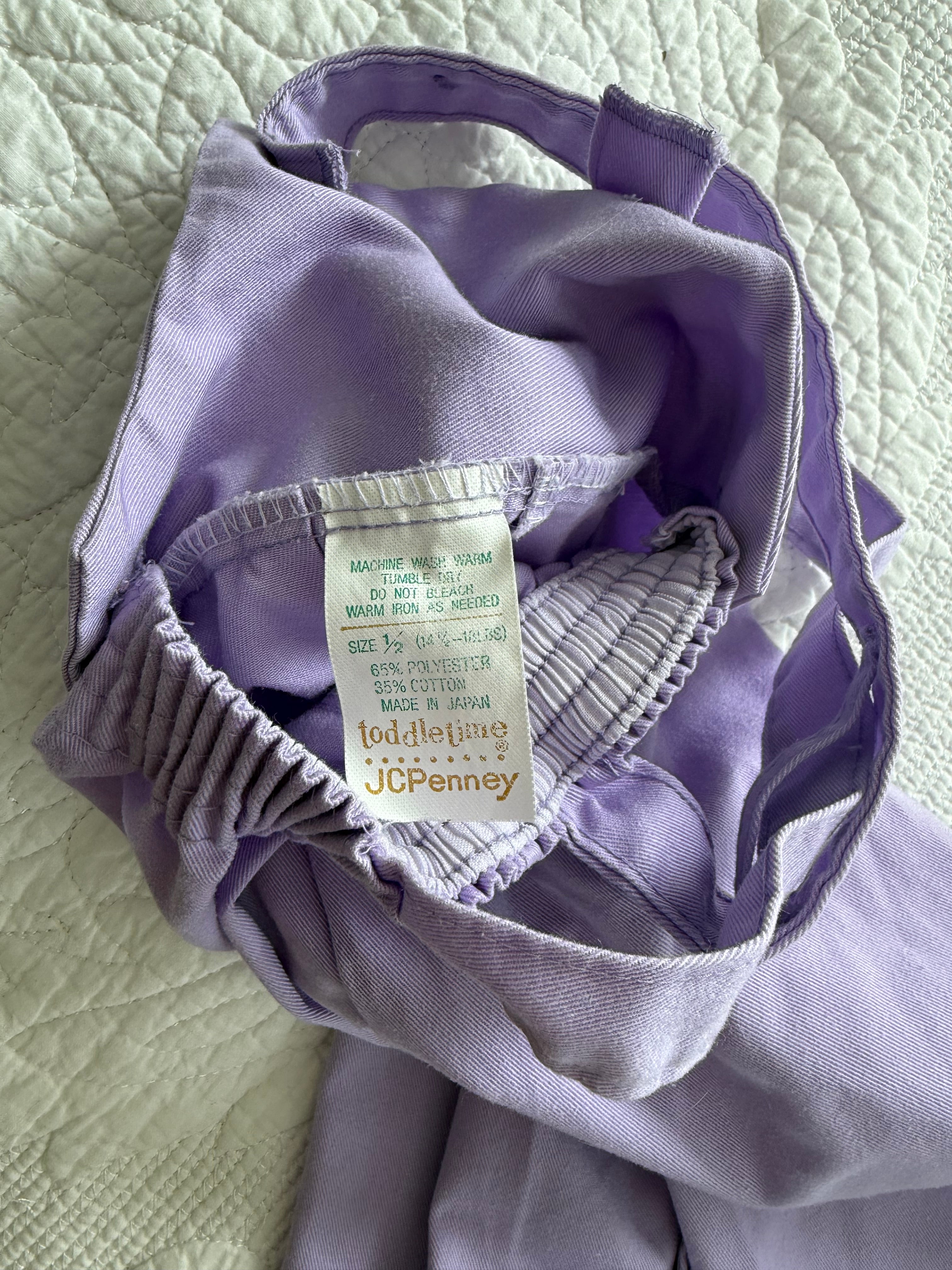 Vintage Lavender Overalls