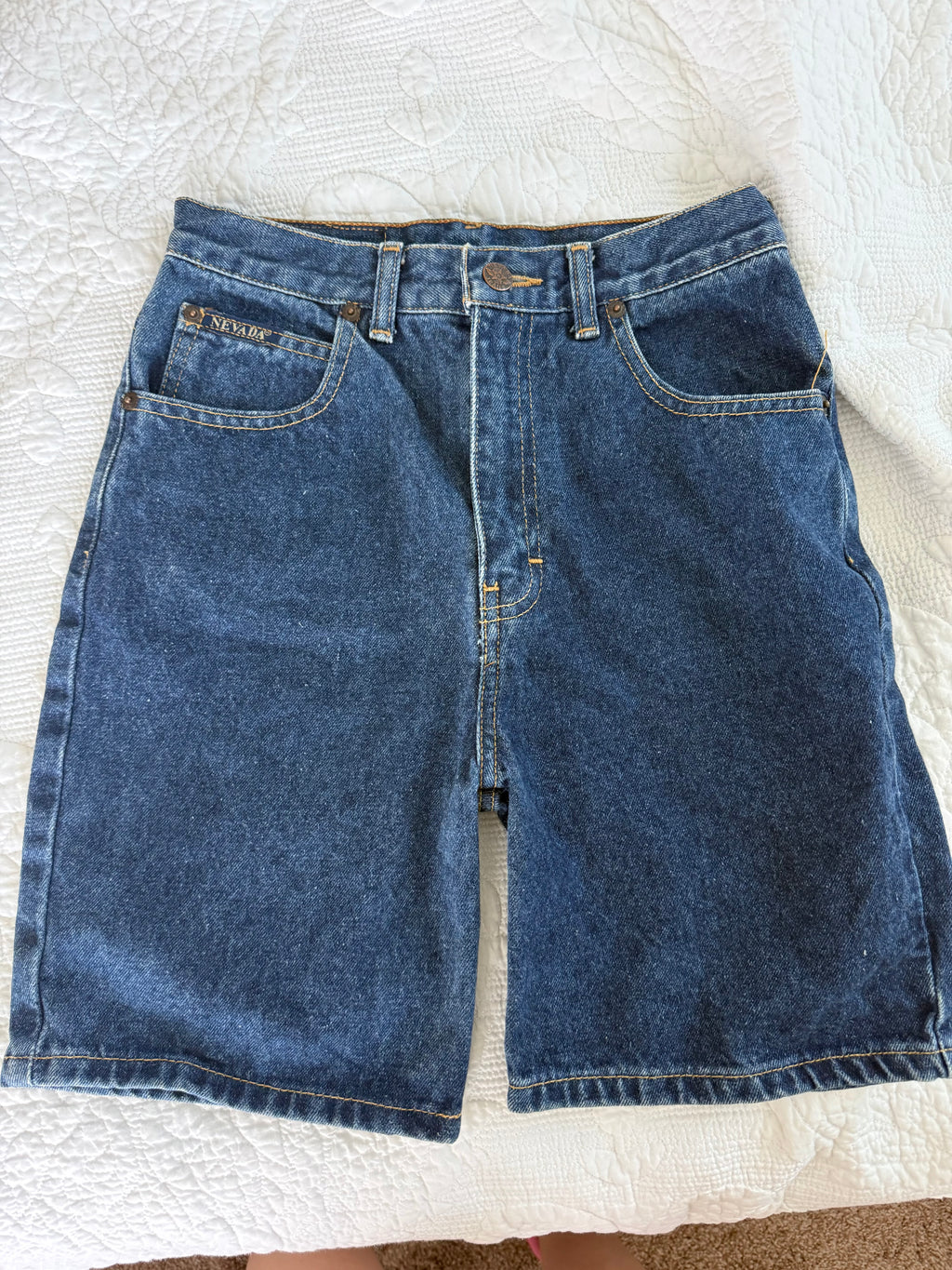 Vintage Nevada Dark Wash Denim Shorts