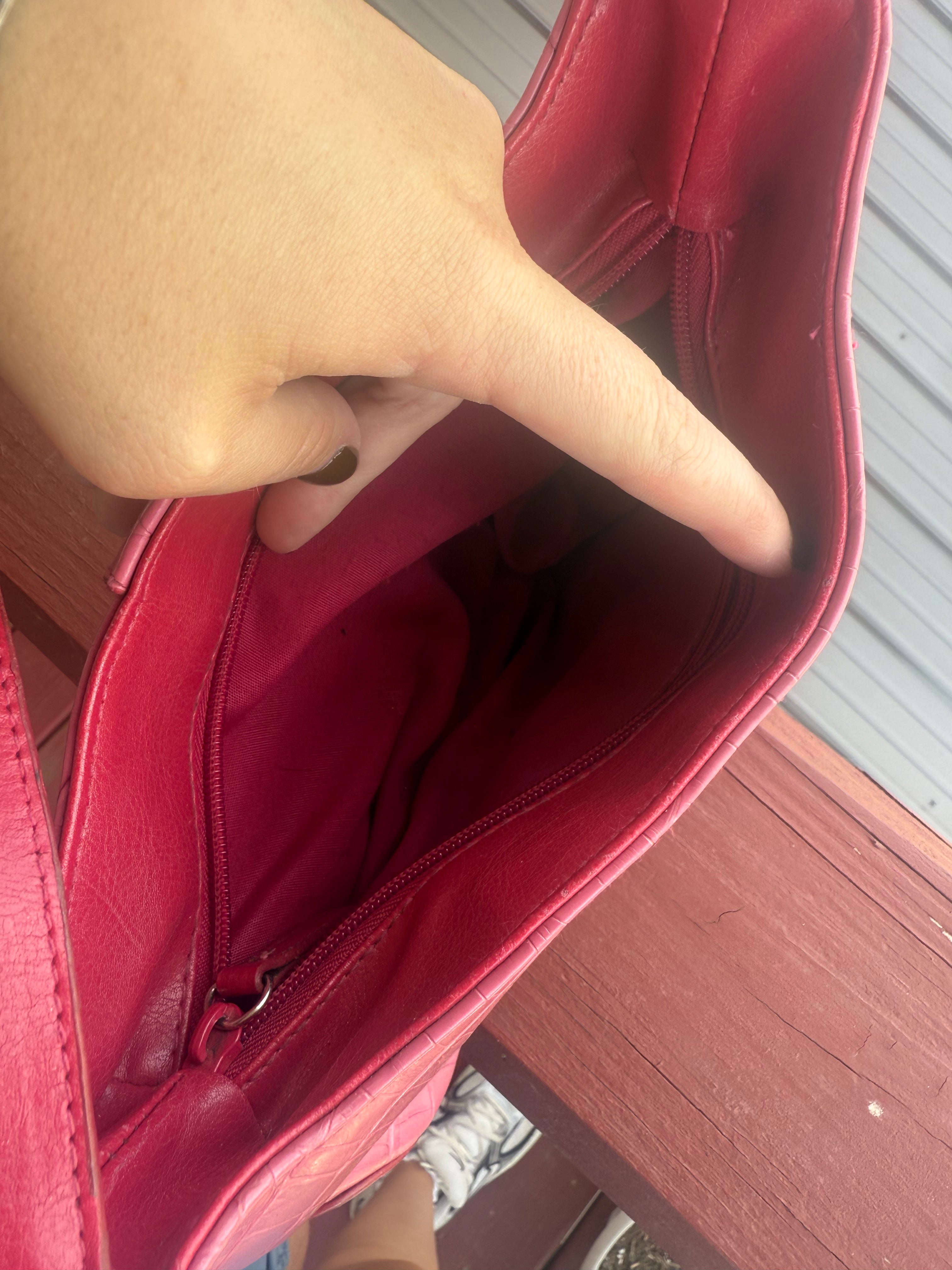 Y2K Pink Leather Purse