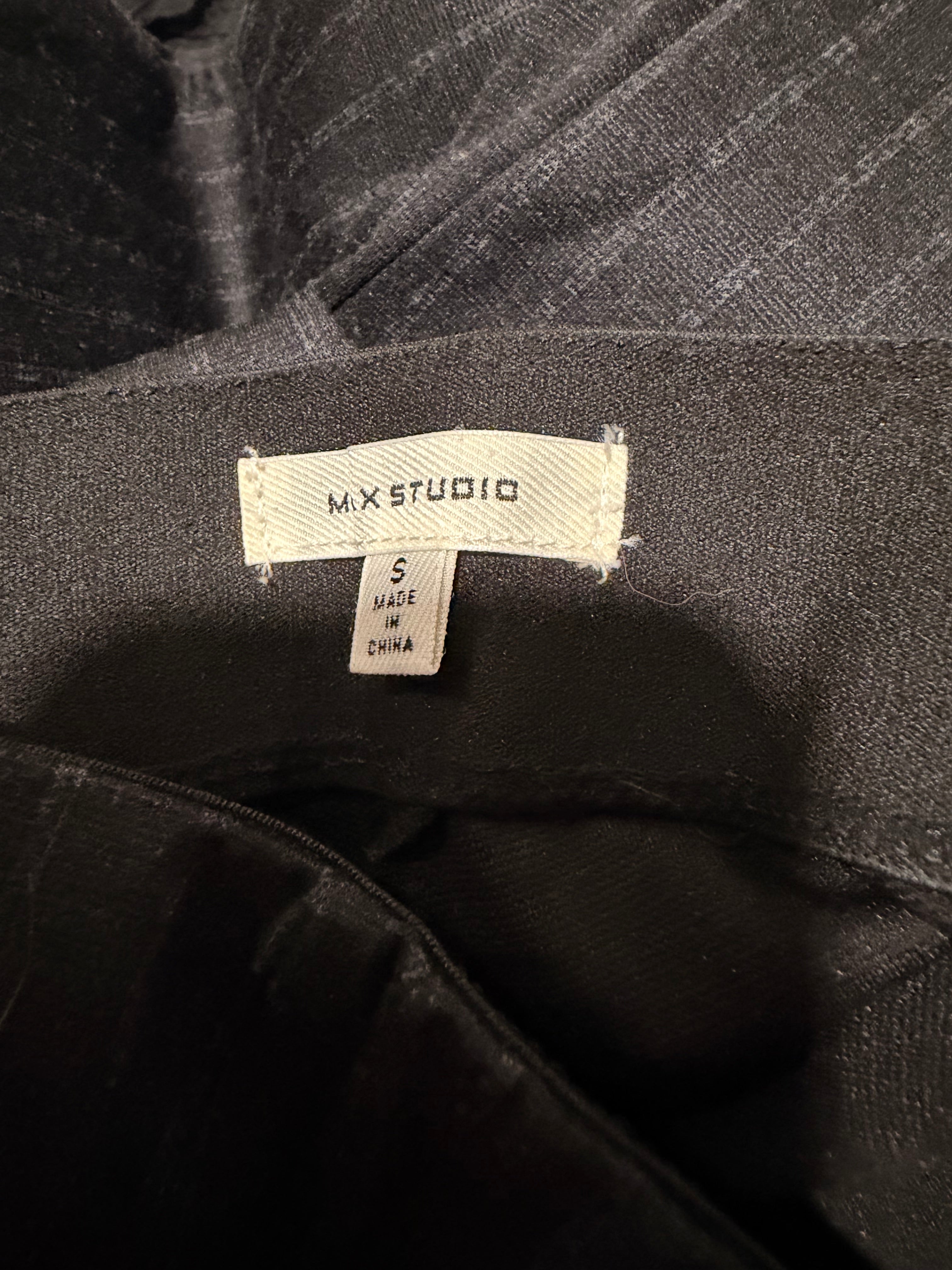 Y2K Black Striped Stretch Pants
