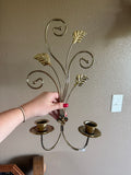 Golden Leaf Sconce