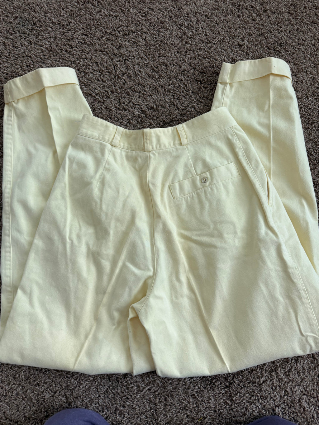 Vintage Yellow Trousers