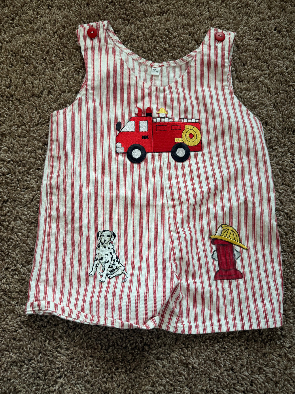 Vintage Firetruck Jumper