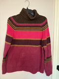 90’s LandsEnd Pinks Striped Sweater
