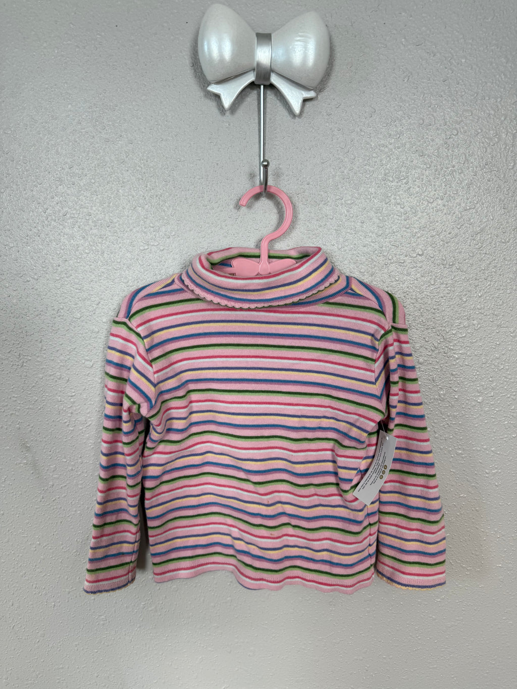 Vintage Striped Turtleneck