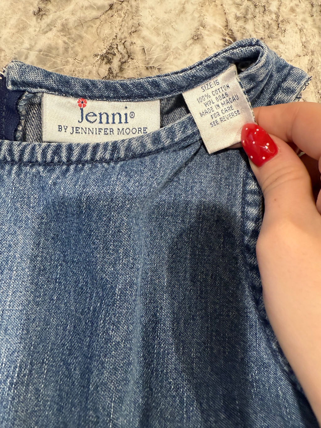 Vintage Jean Dress