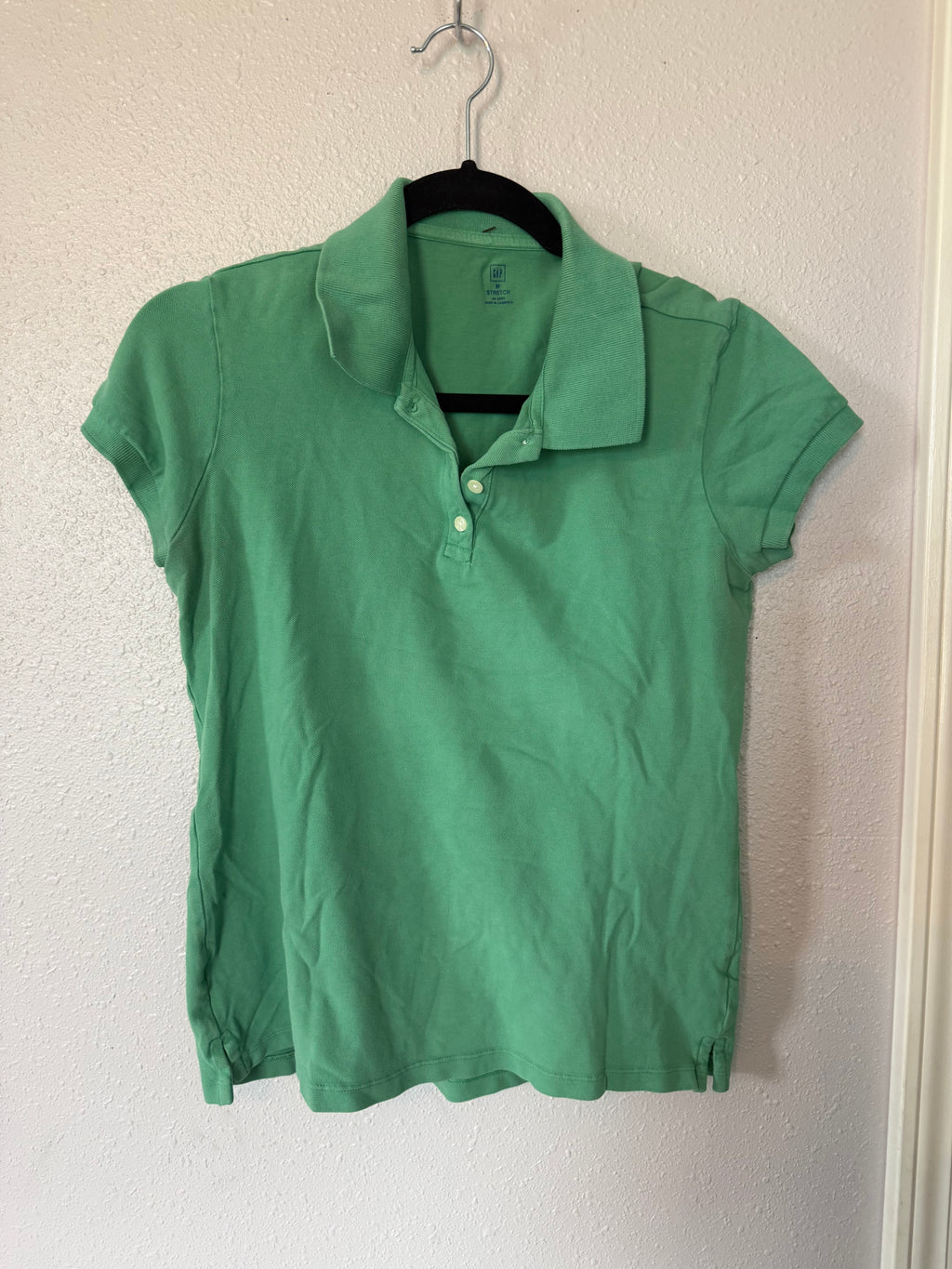 Y2K Green Collared Shirt