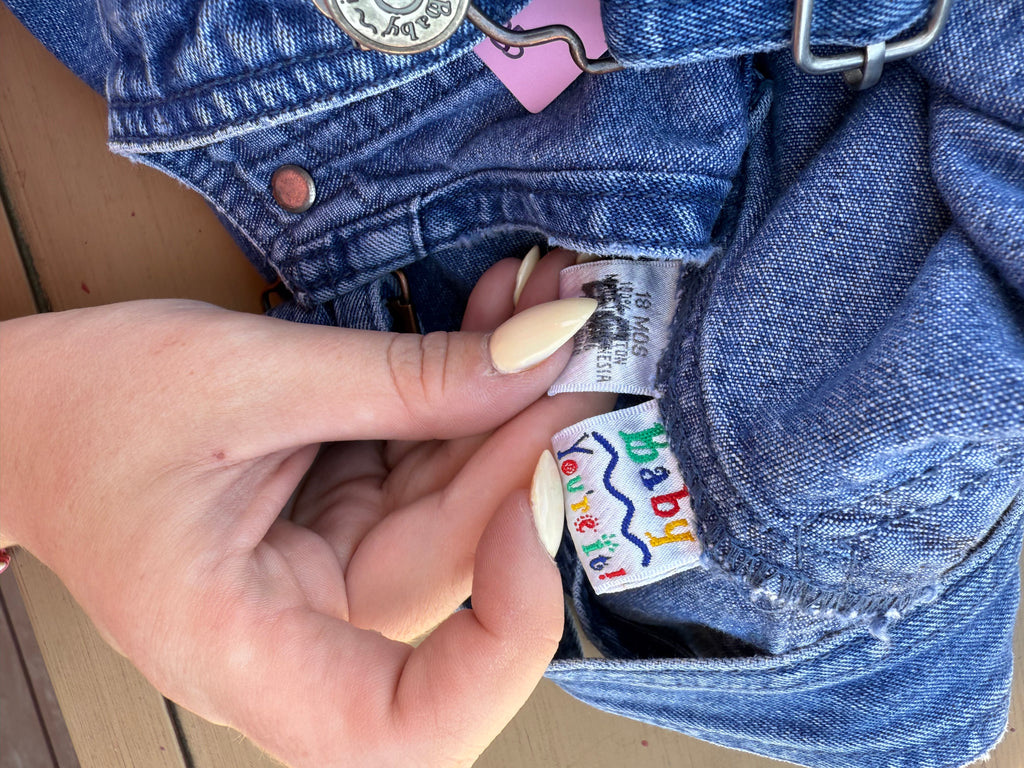 Vintage Denim Overalls