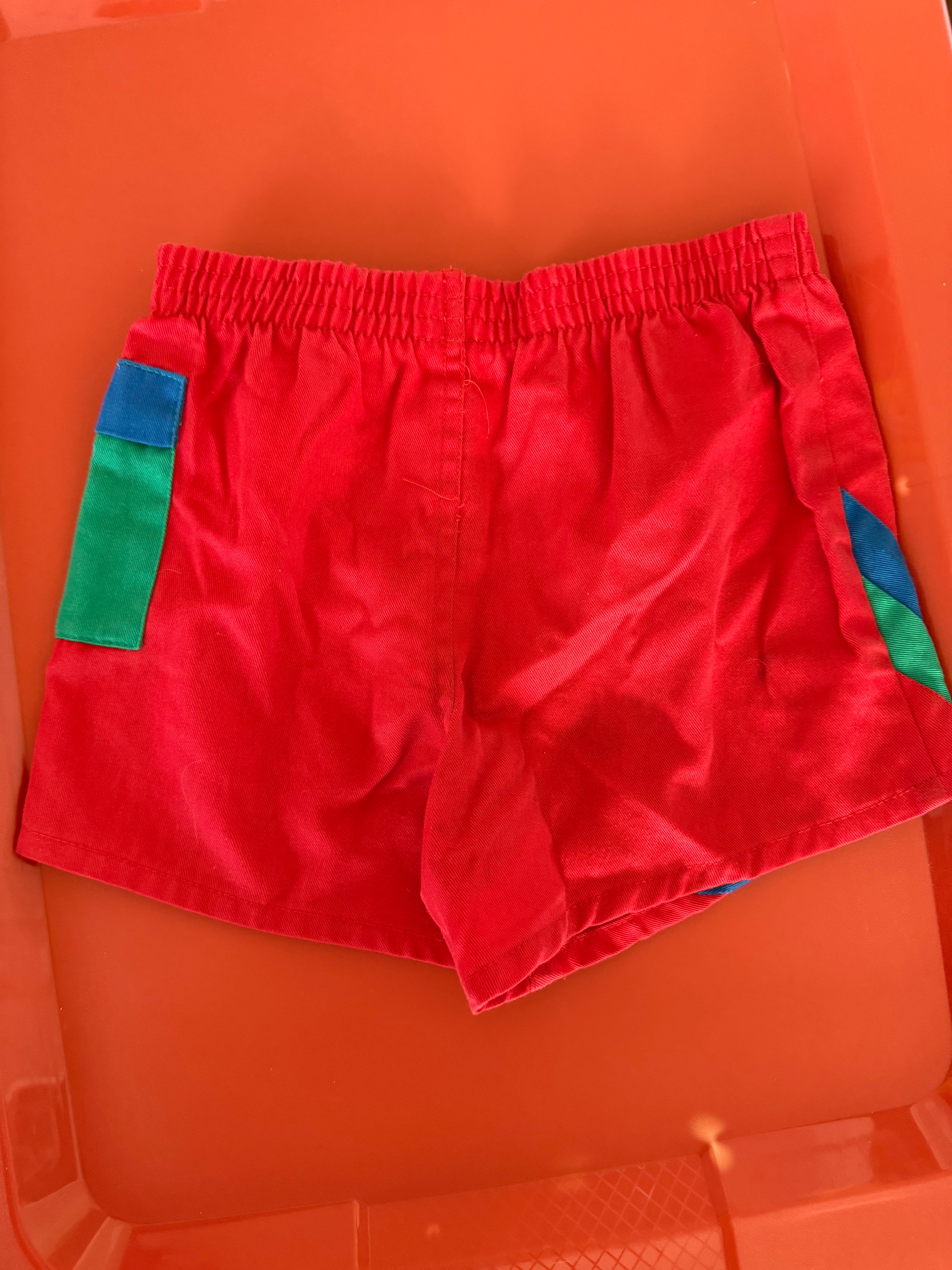Retro Colorblock Shorts