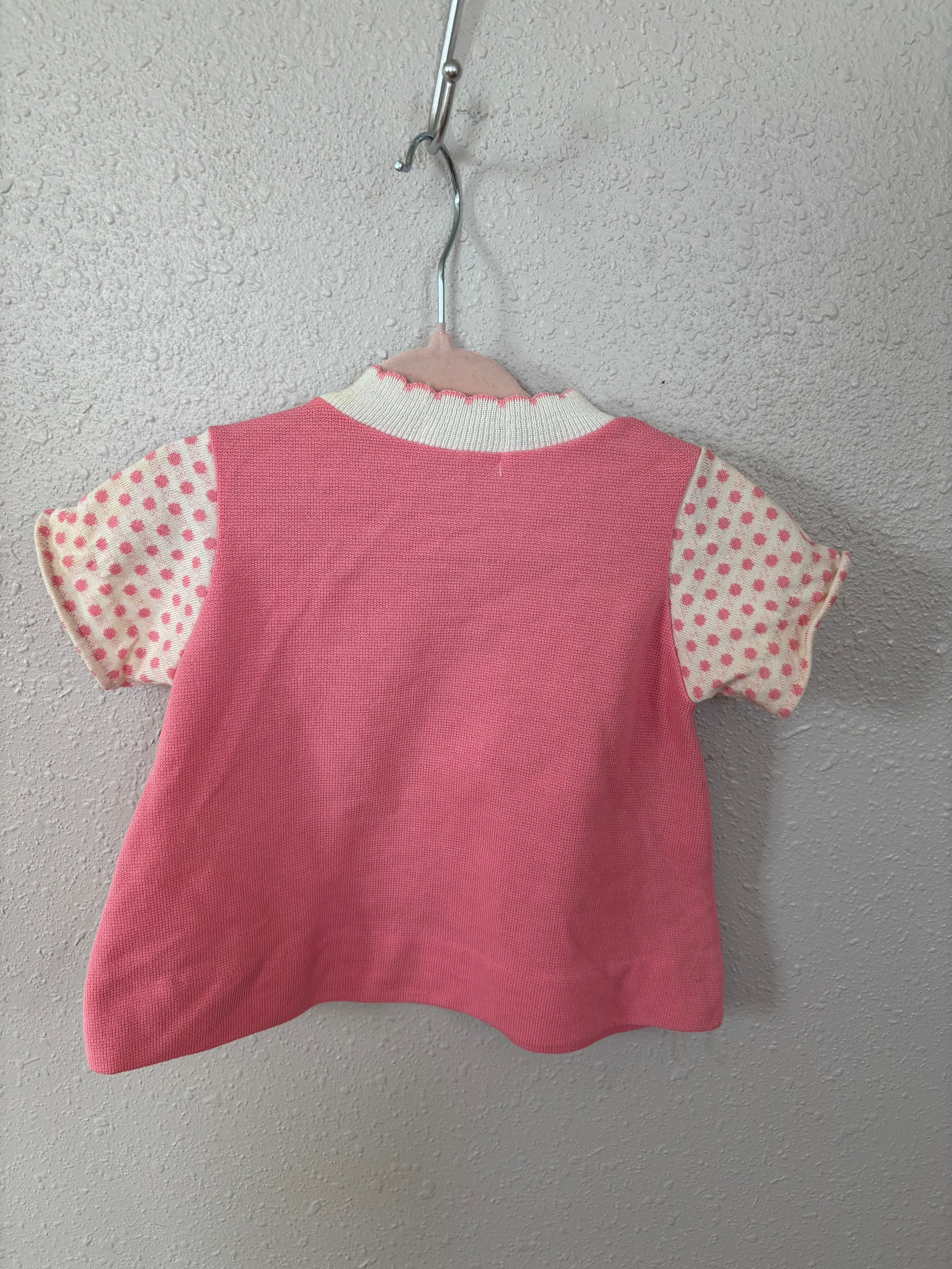 Vintage Pink Circus Blouse