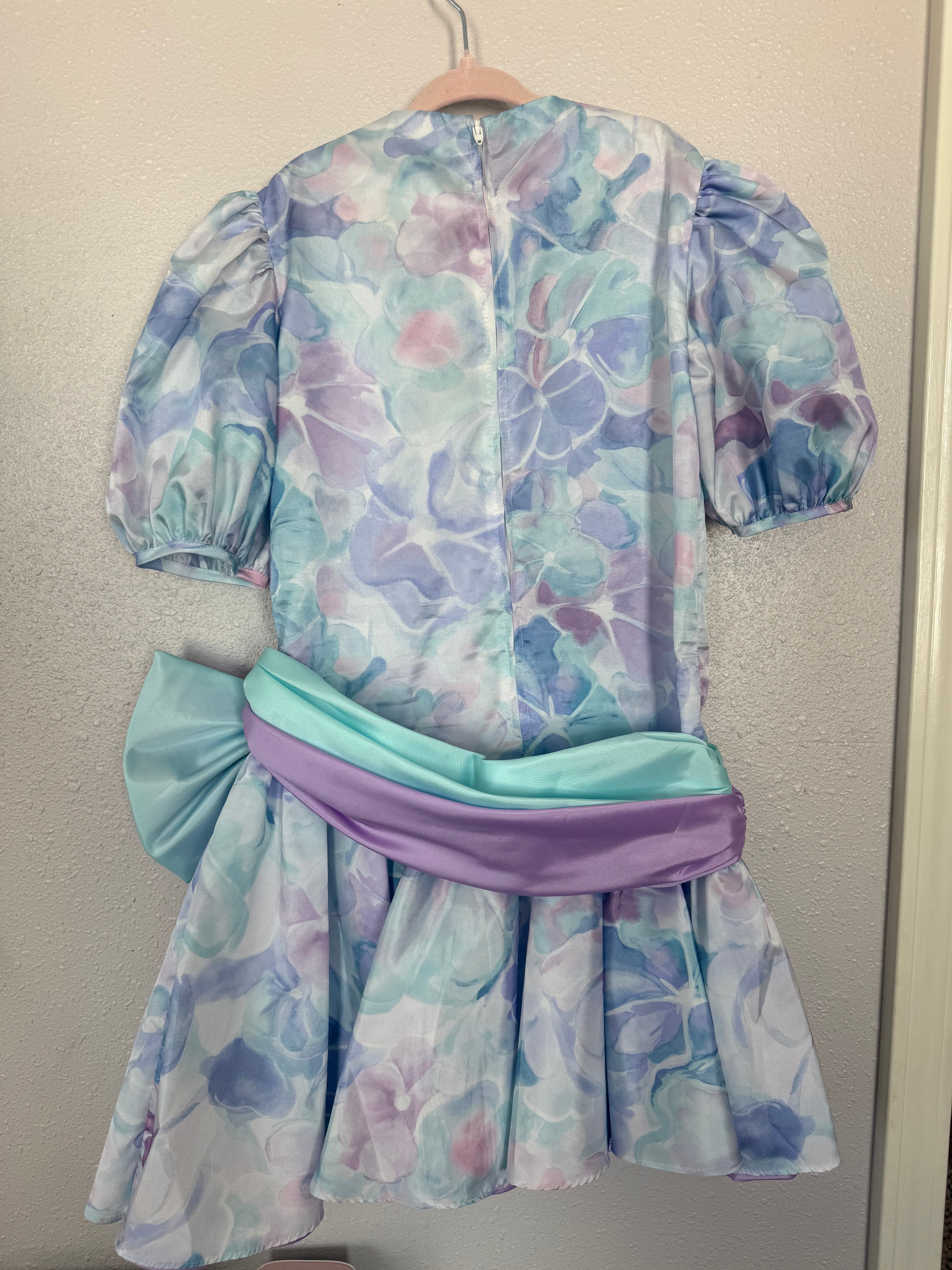 Vintage 80’s Floral Dress with Bow