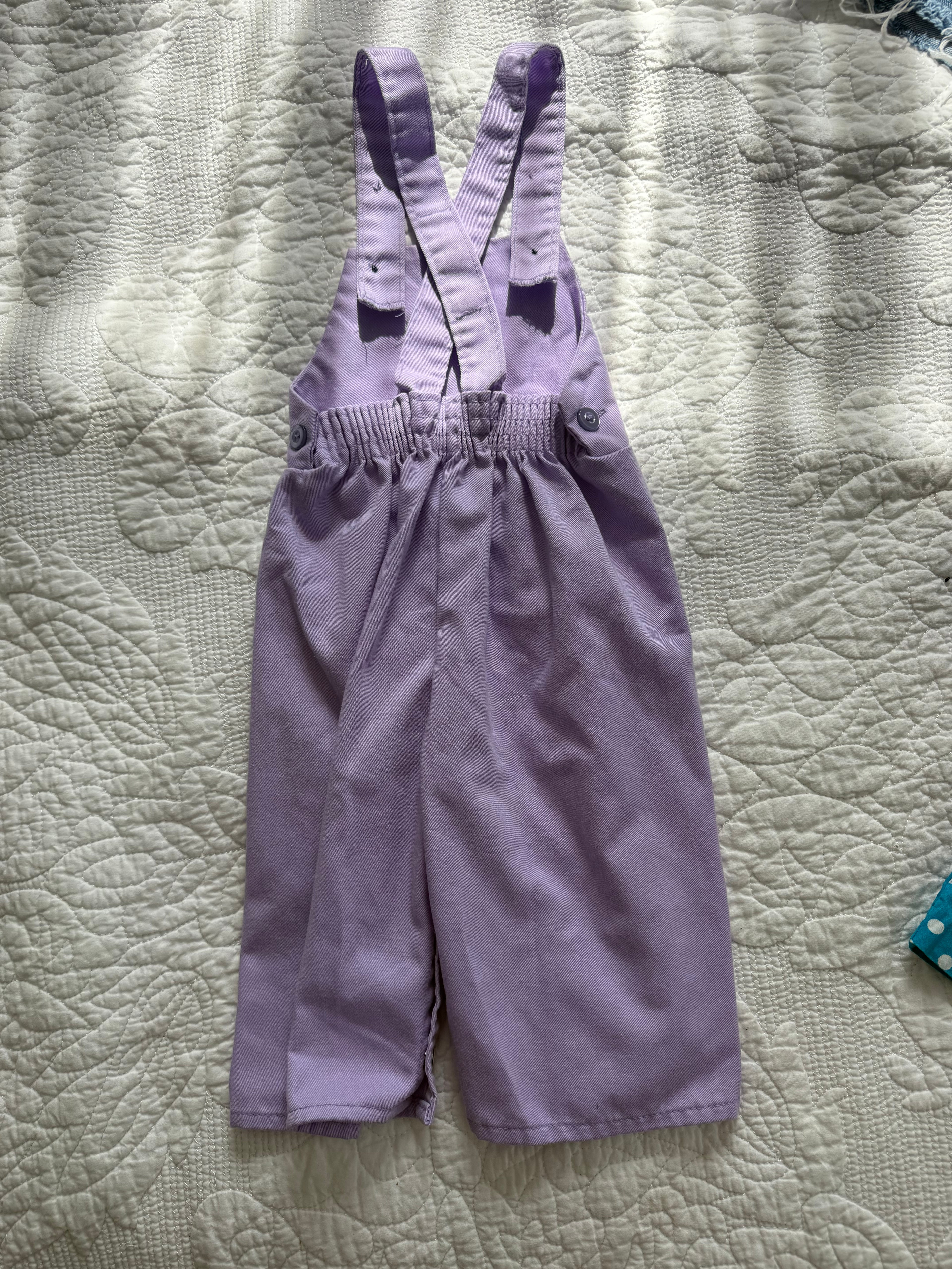 Vintage Lavender Overalls
