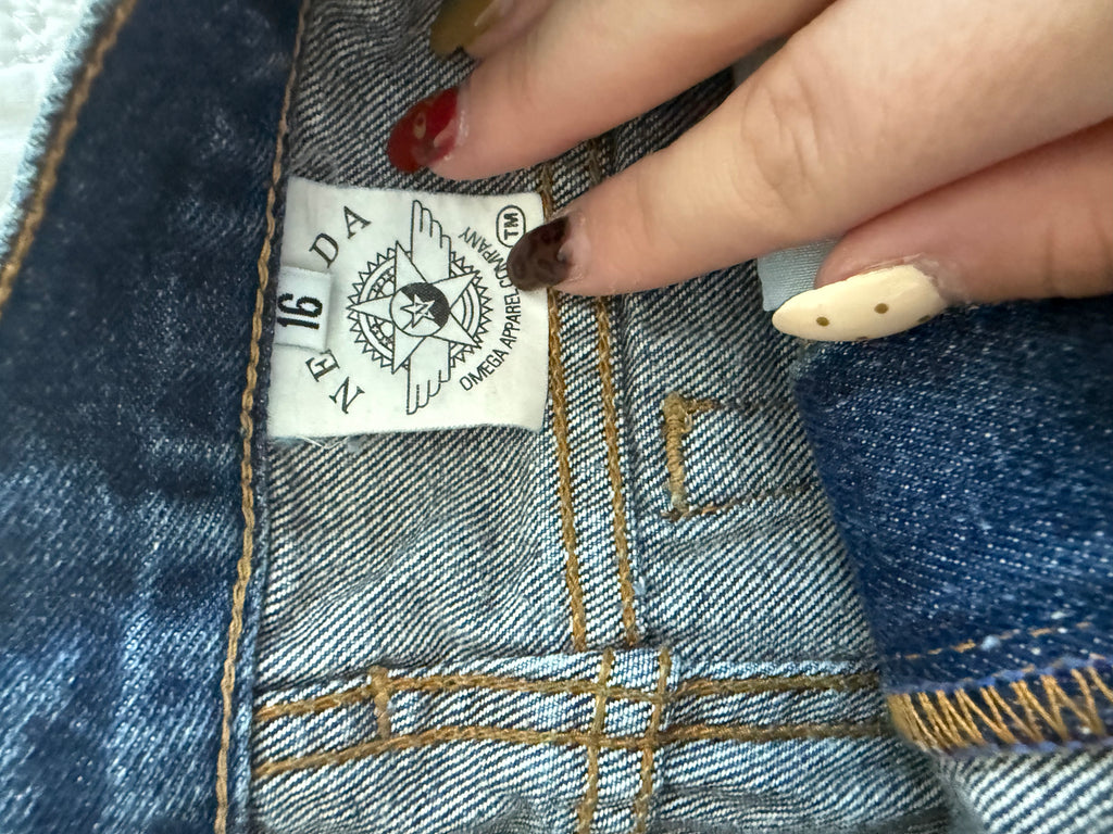 Vintage Nevada Dark Wash Denim Shorts