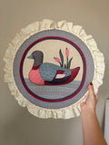 Vintage Quilted Duck Wall Hanging