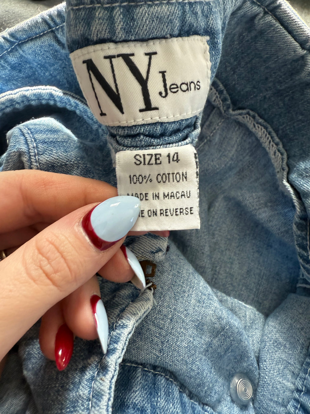Vintage NYJeans Denim Skort