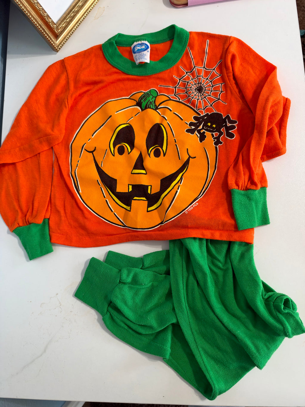 1993 Pumpkin Pajama Set