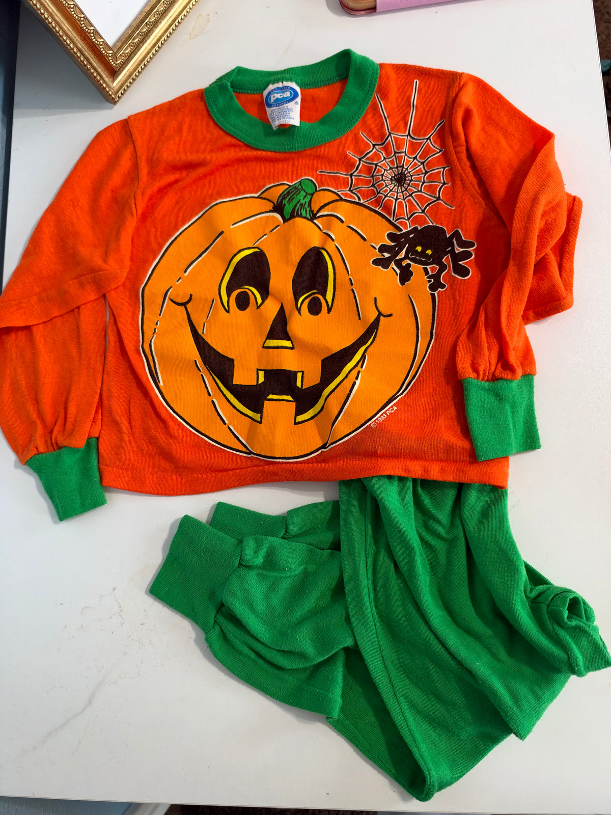 1993 Pumpkin Pajama Set