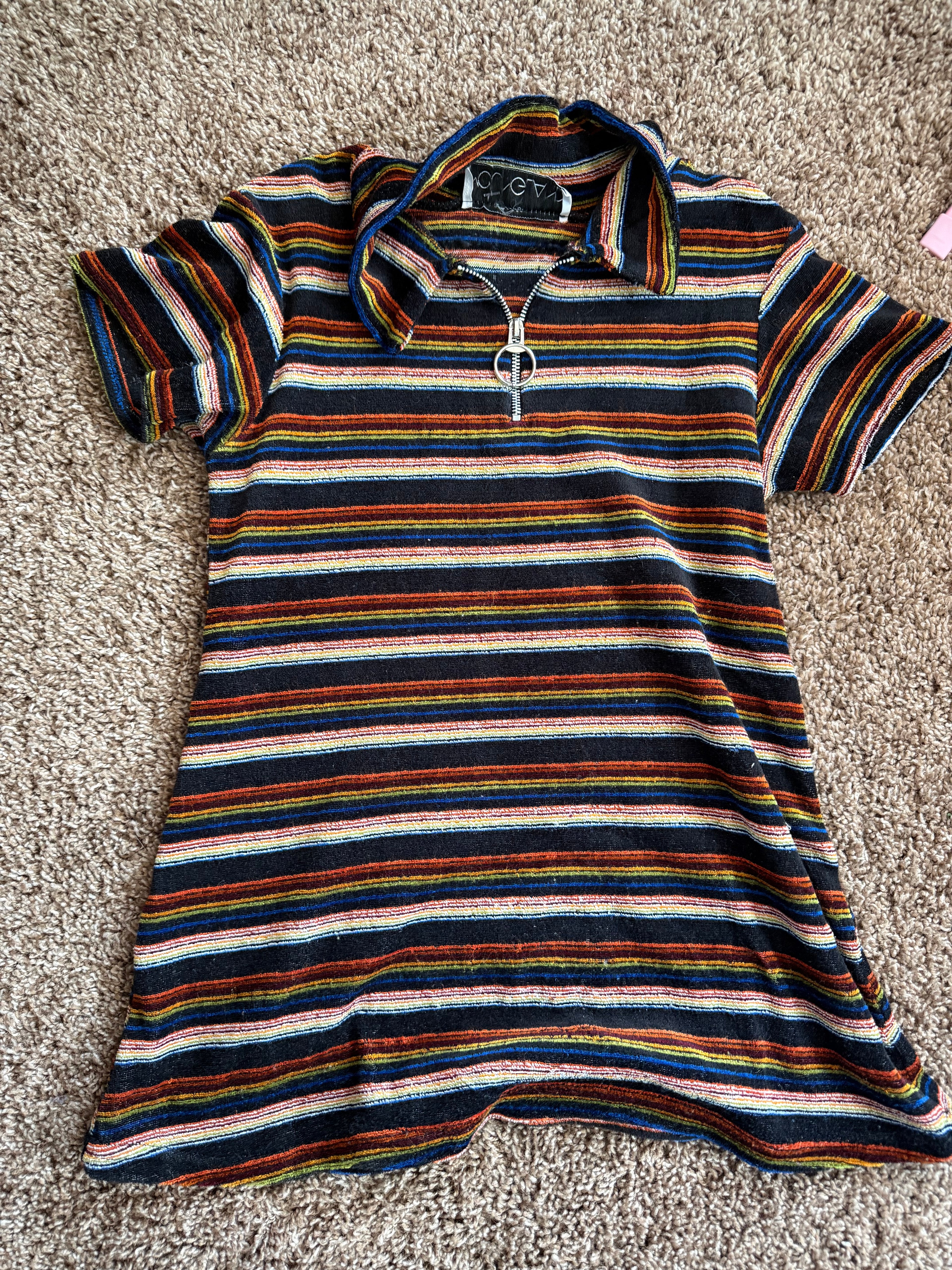 Vintage Striped Terry Dress/Top
