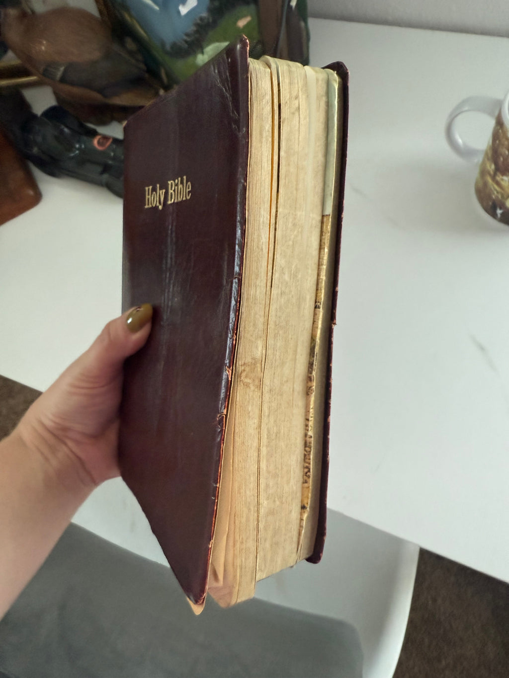 1976 Leather Bible
