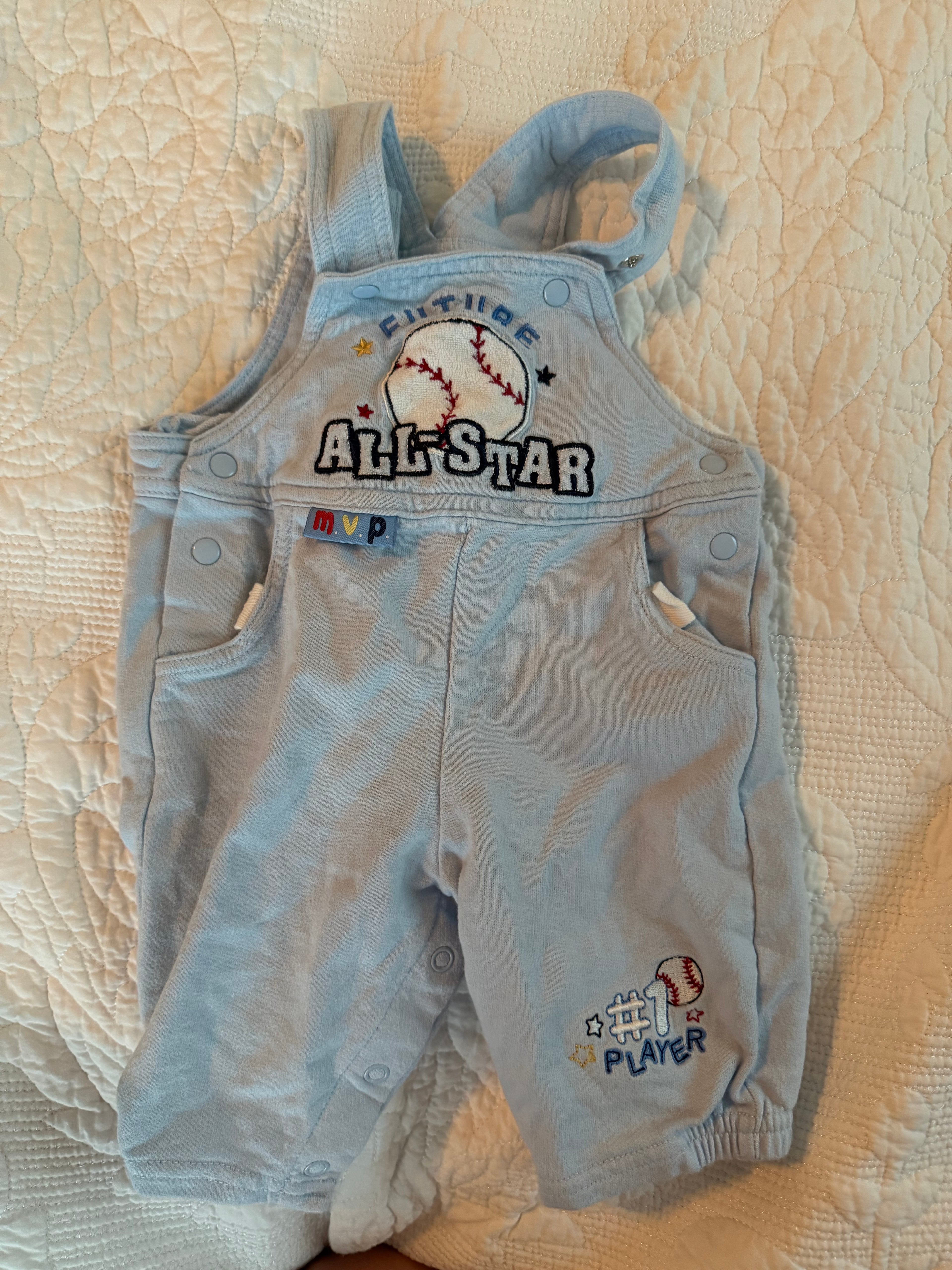 Y2K Allstar Baseball Overalls