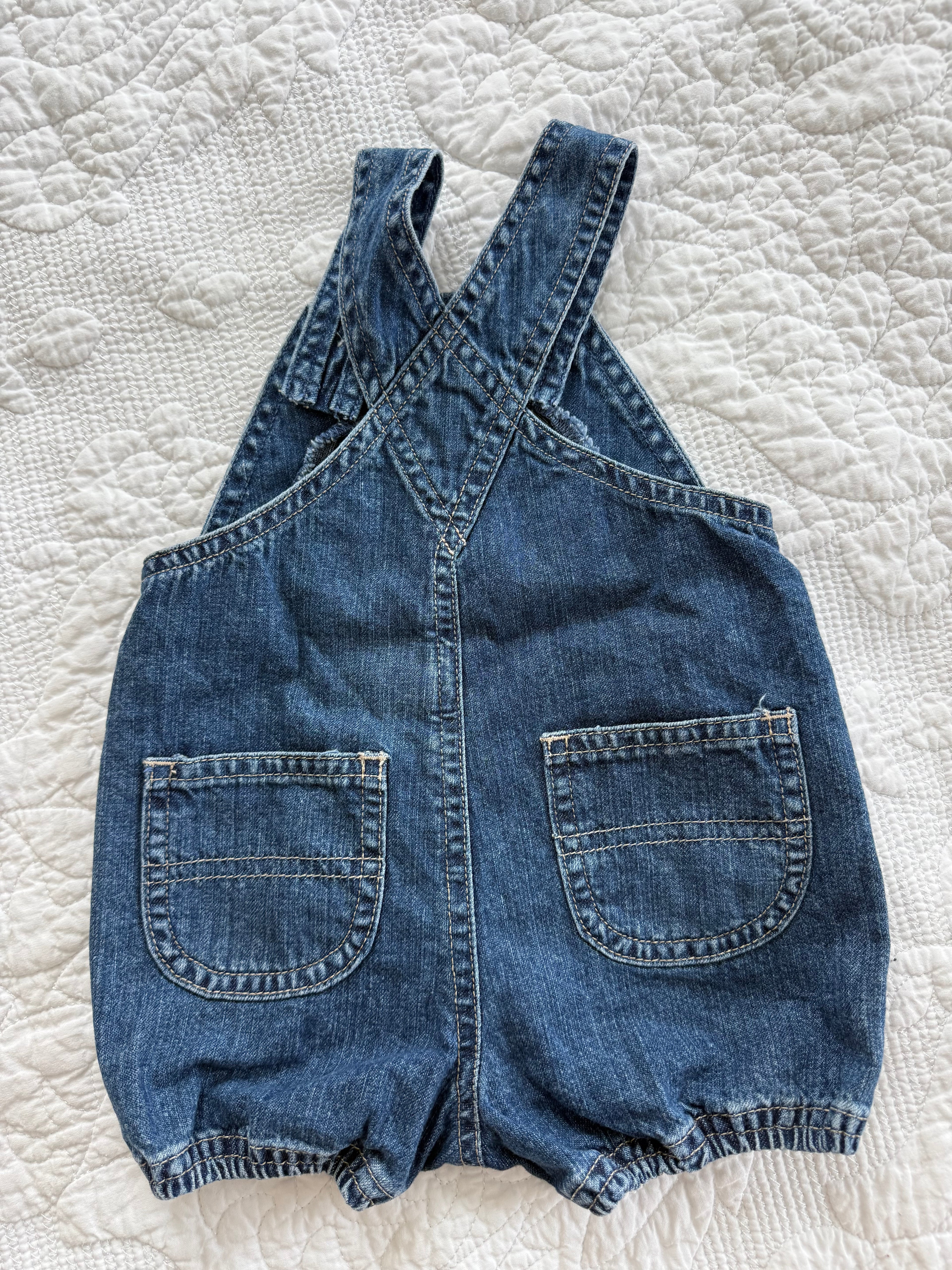 Y2K Old Navy American Denim Bubble Shortalls