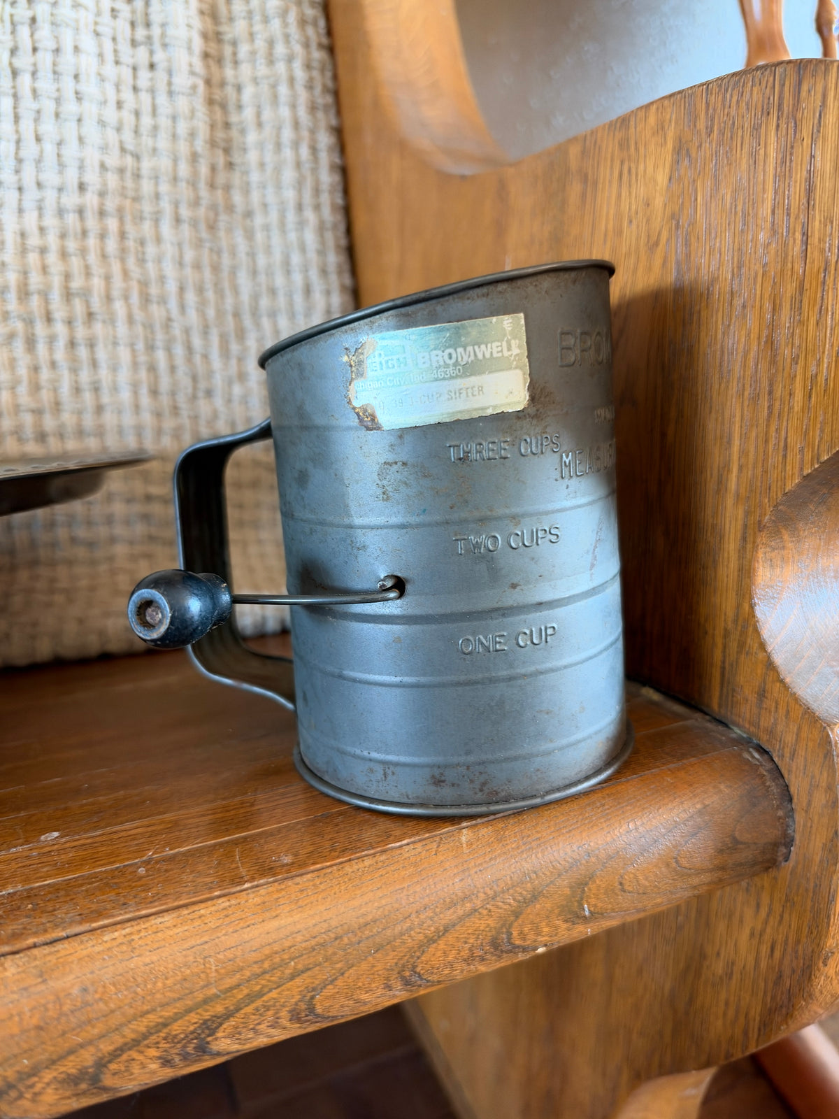 Antique Bromwells Measuring Sifter