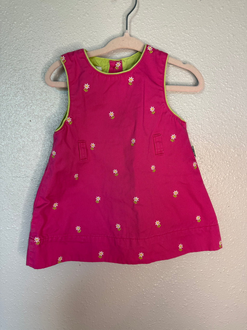 Vintage OshKosh Pink Floral Dress
